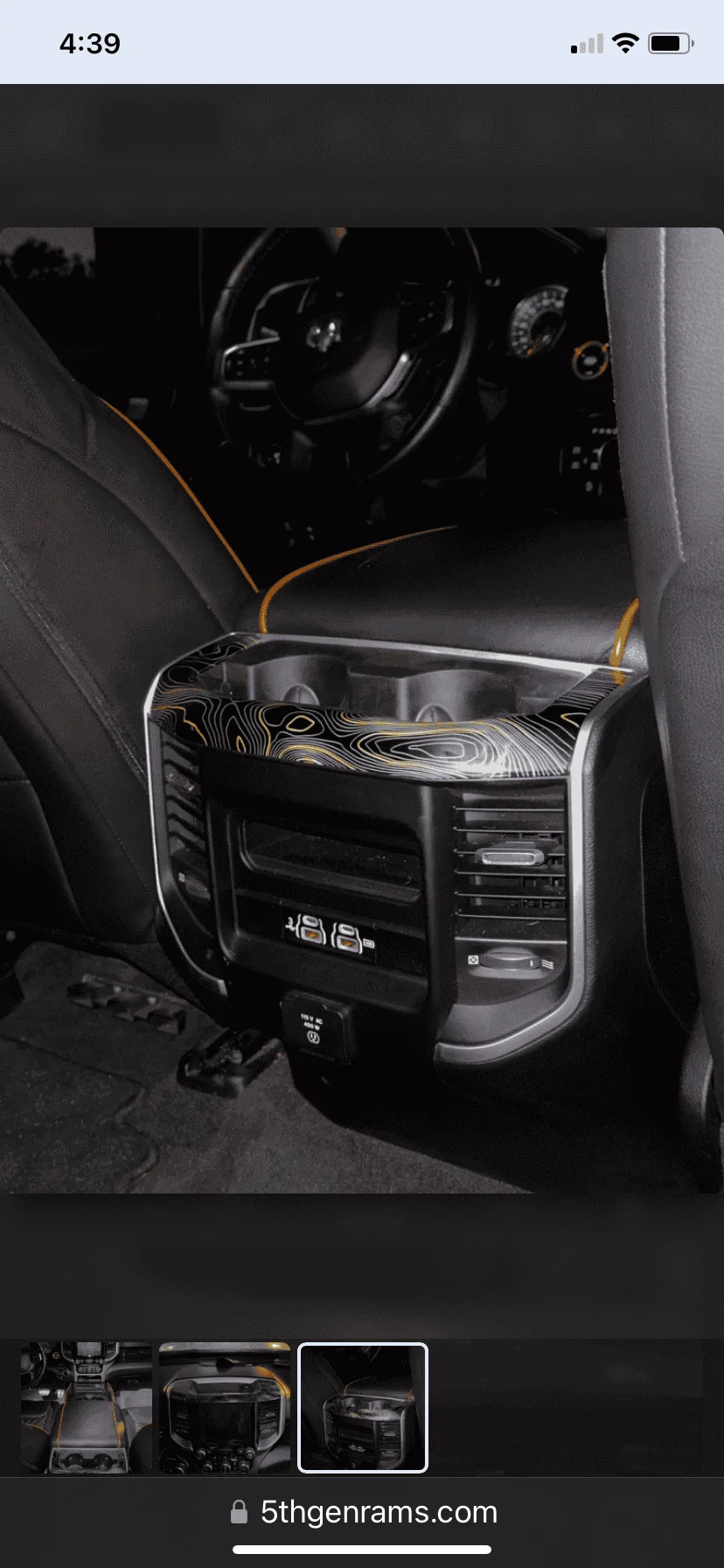 Acura Integra Carbon Center Console IMG_2065