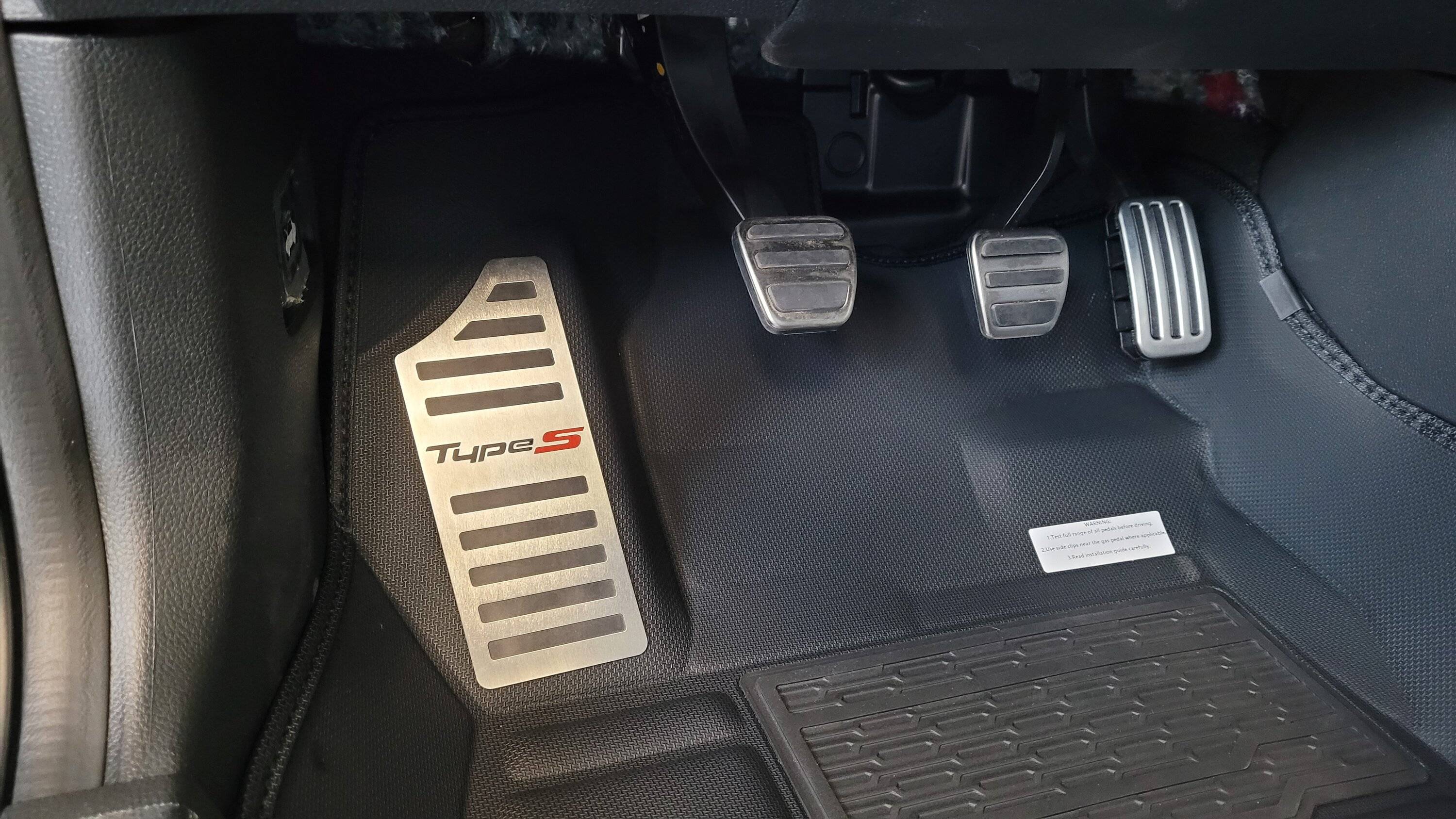 Acura Integra Aluminum Dead Pedal Cover - Type-S, A-Spec, Integra 20230717_101603