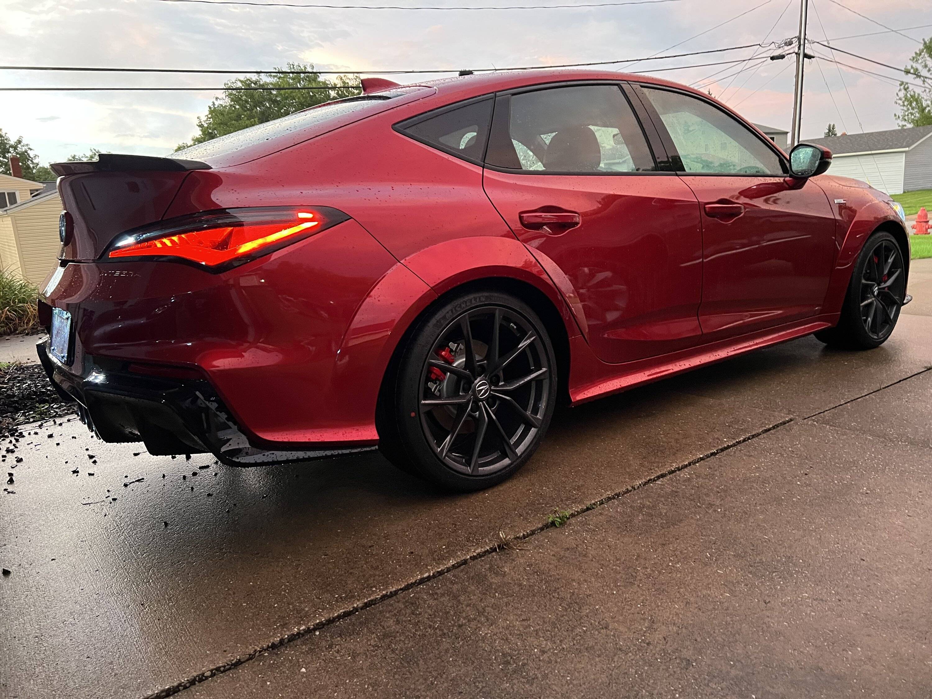 Acura Integra Delivery Day for my Performance Red Pearl Integra Type S - PRP ITS IMG_0127