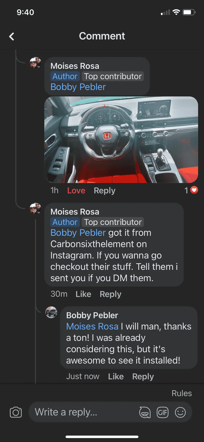 Acura Integra Type S Steering Wheel Options IMG_2454