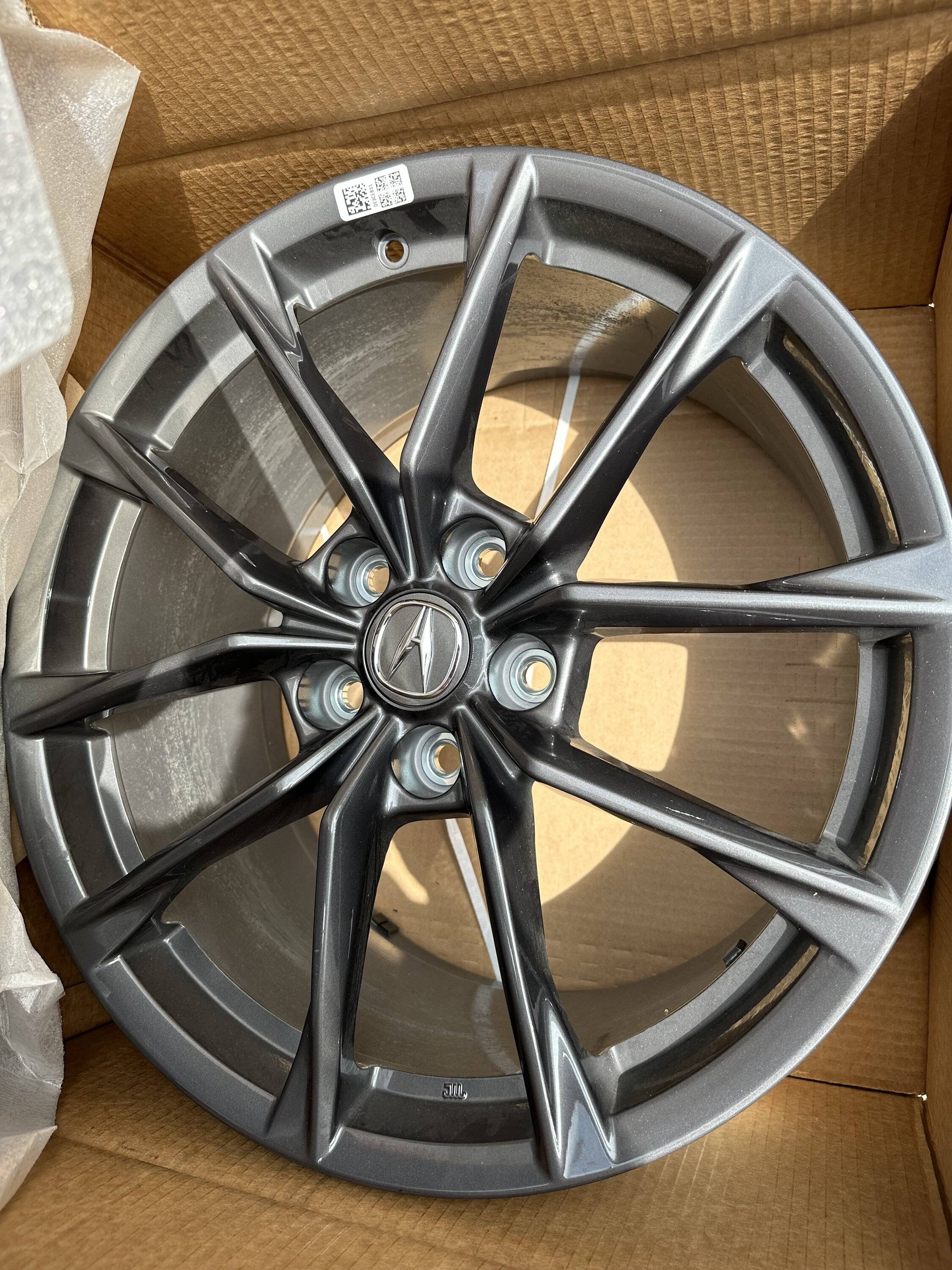 Acura Integra For Sale: Integra Type S stock OEM graphite 19” x 9.5” wheels brand new! $1,000! IMG_5740