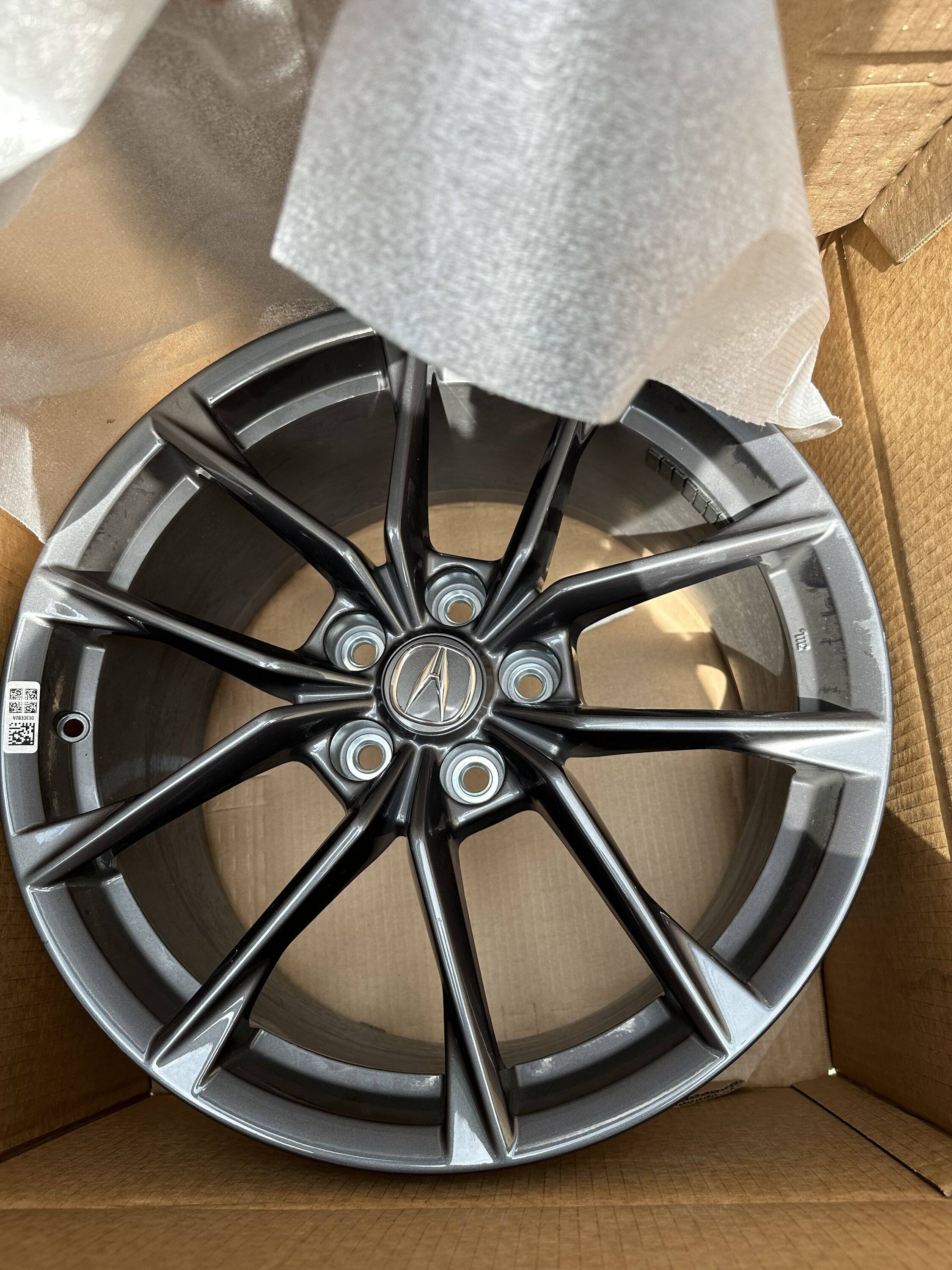 Acura Integra For Sale: Integra Type S stock OEM graphite 19” x 9.5” wheels brand new! $1,000! IMG_5741