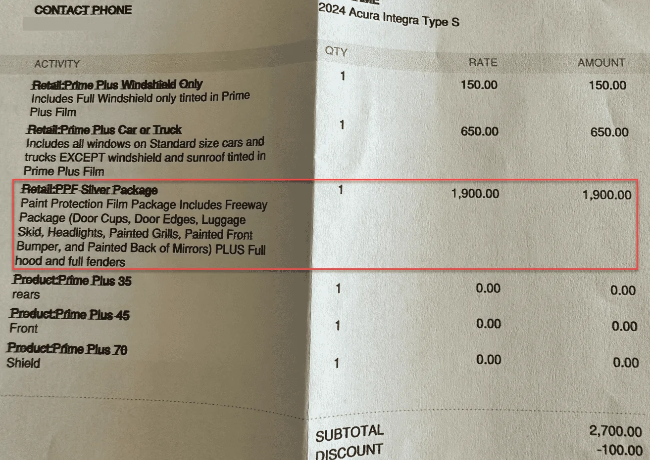Acura Integra PPF and ceramic coat pricing?? 2023-08-16_8-38-11