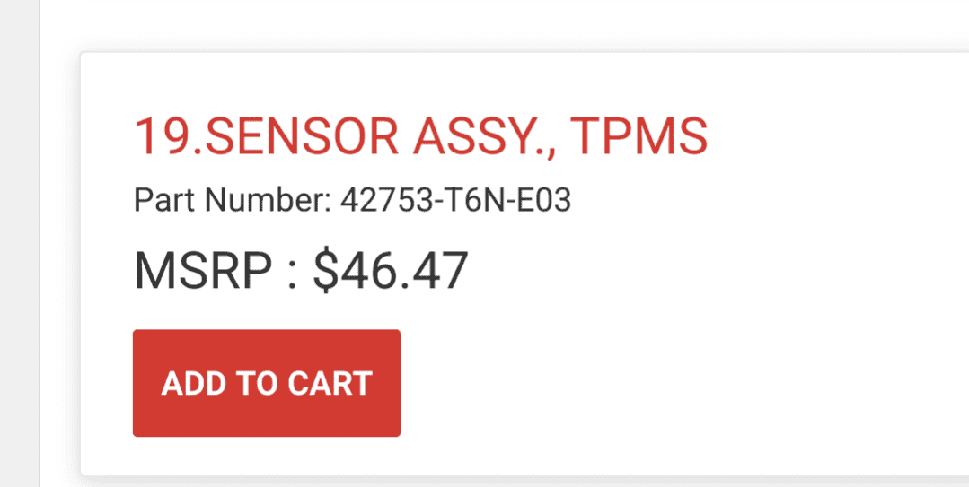 Acura Integra TPMS info Screenshot_20230817-085138