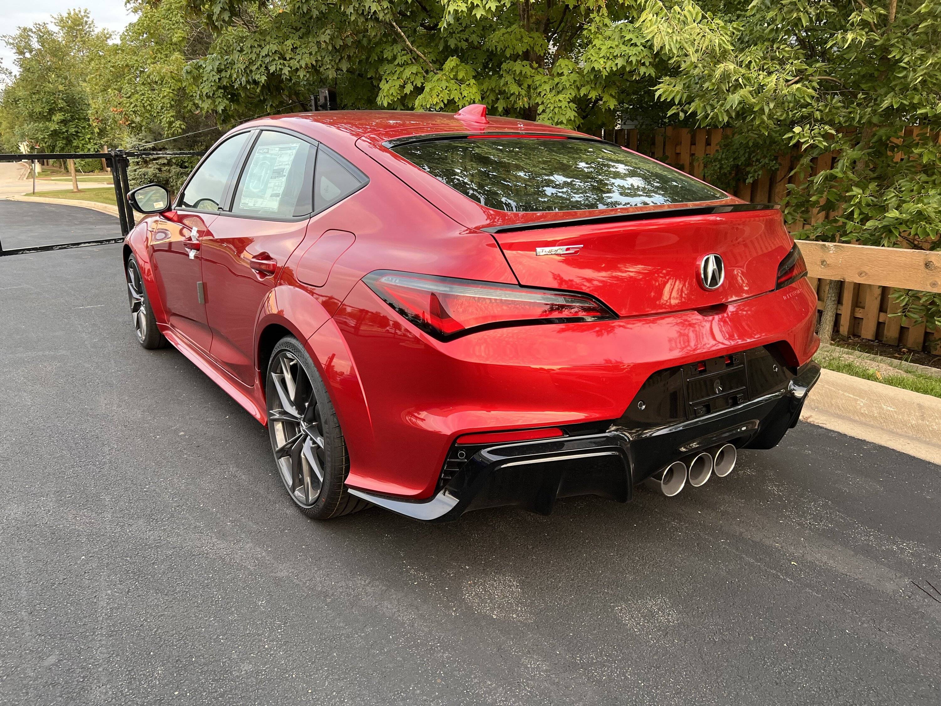 Acura Integra 2024 Estimated Production Schedule for each Color Scheme on Integra Type S IMG_3452