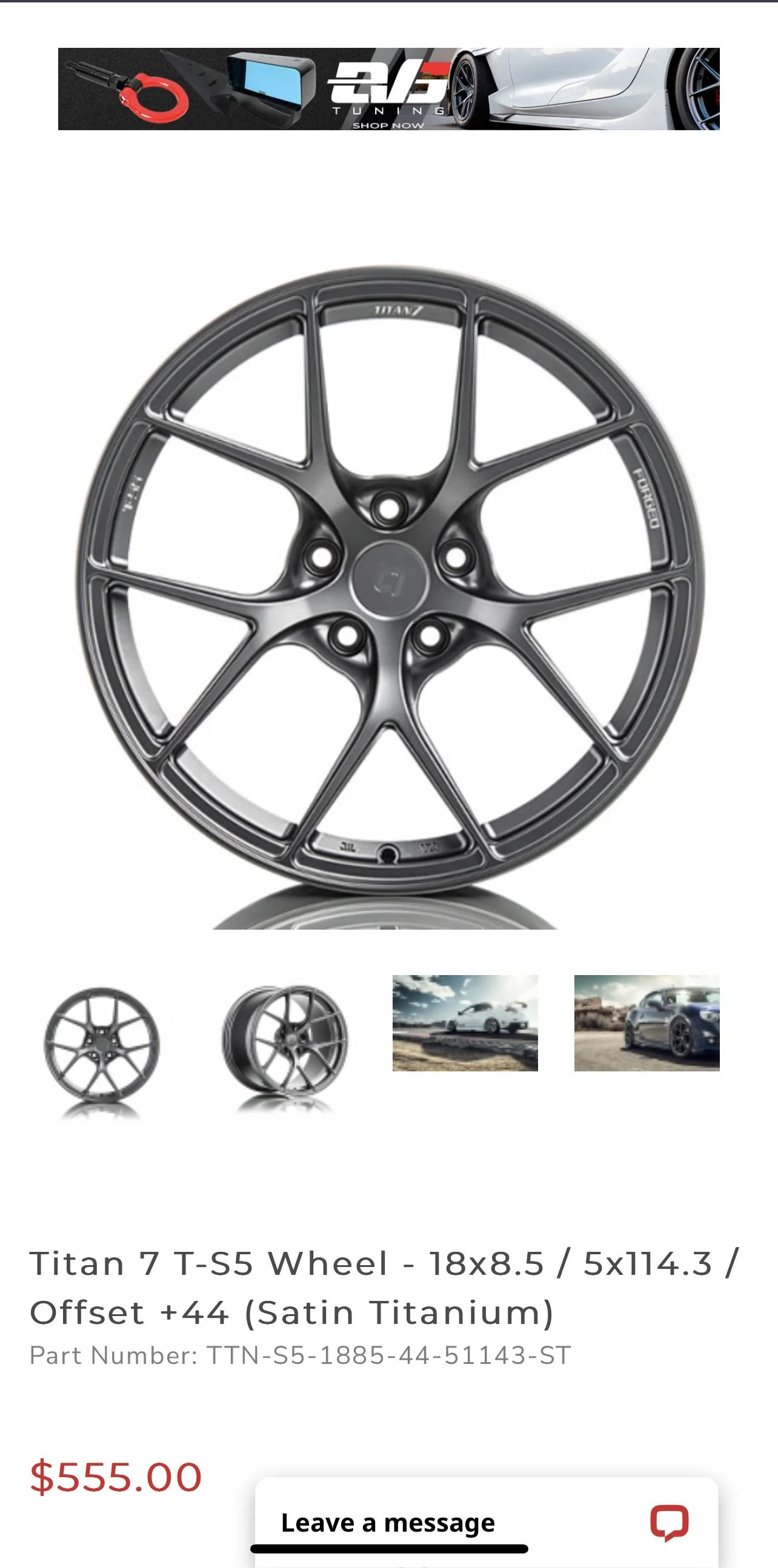 Acura Integra +50 or +44 off set for 18X8.5 wheels IMG_6985