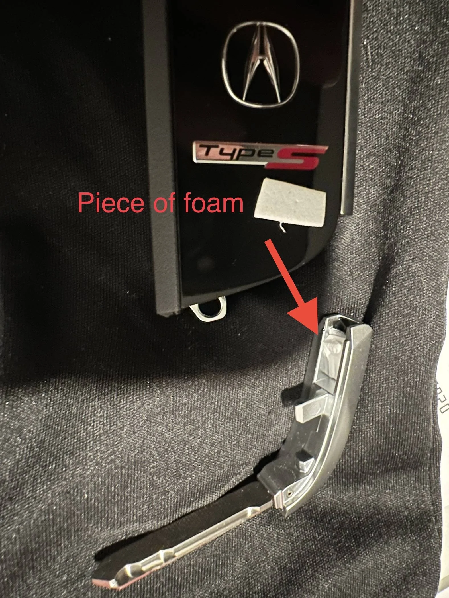 Acura Integra Key Fob Rattle IMG_4854