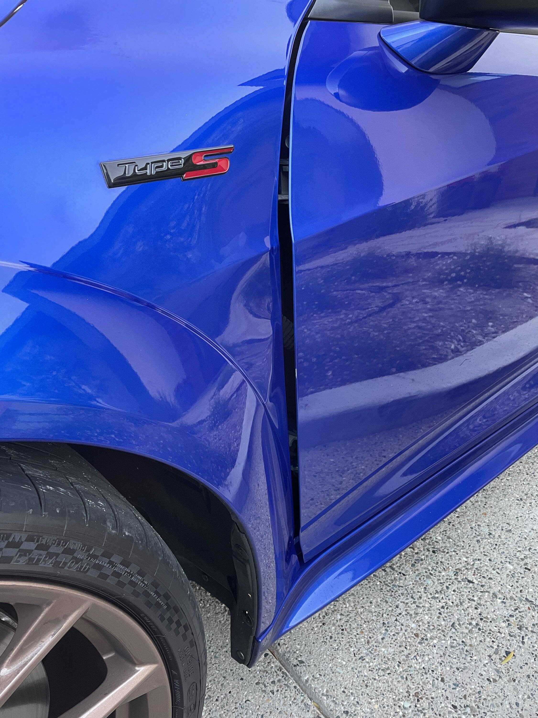 Acura Integra Bent fender ITS. IMG_3553