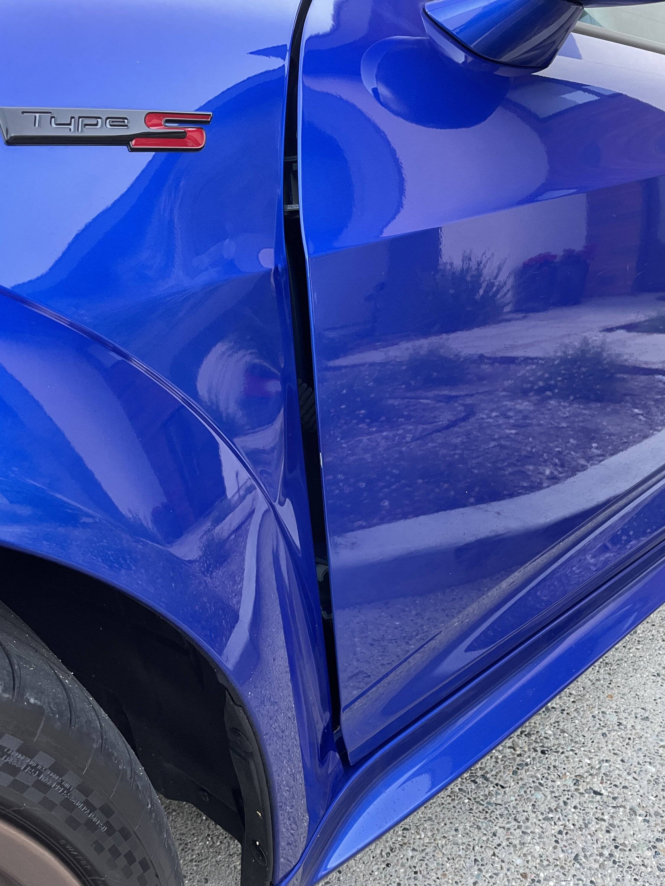 Acura Integra Bent fender ITS. IMG_3552