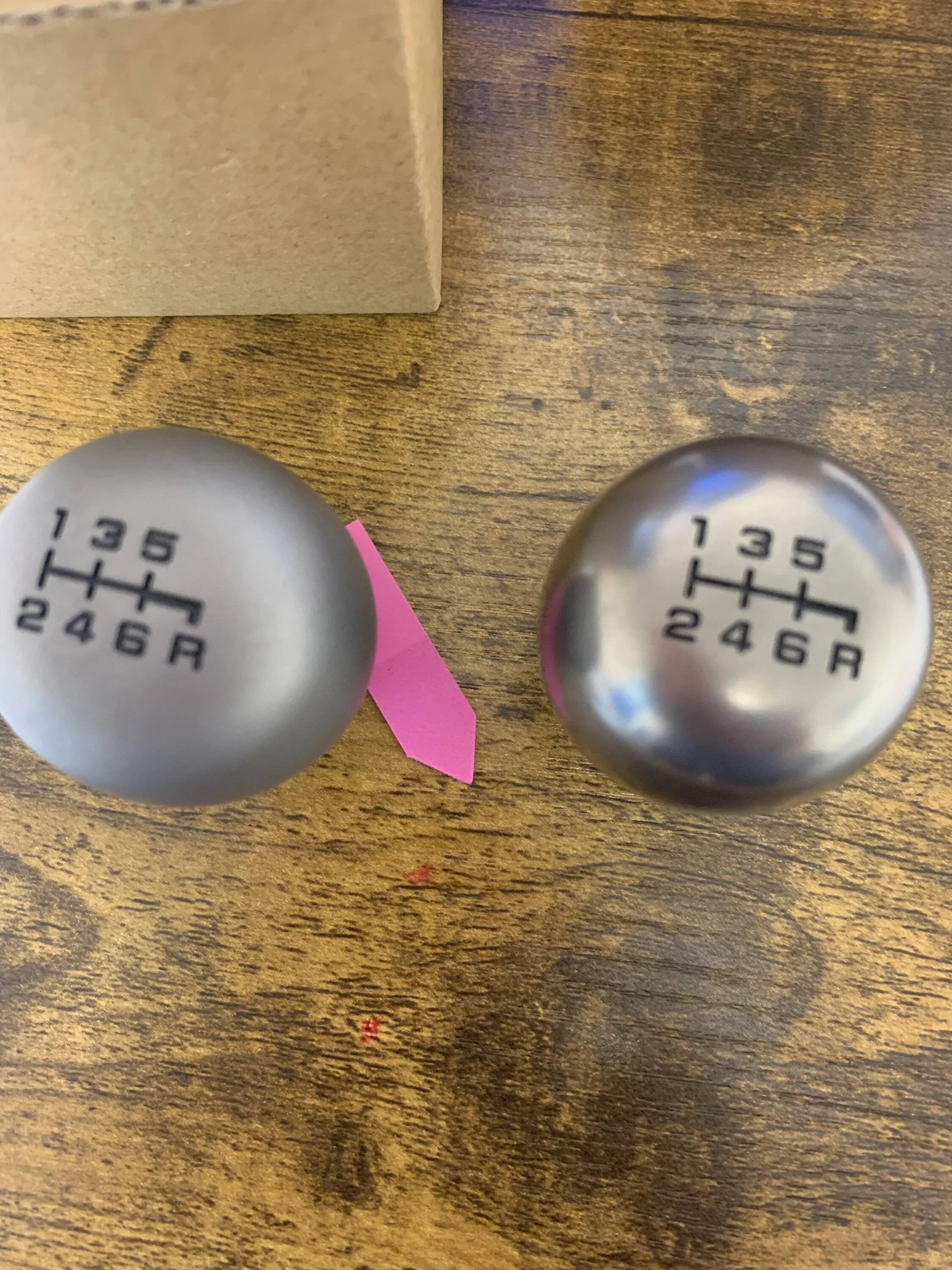 Acura Integra SOLD For sale: Like New OEM Titanium Accessory shift knob IMG_6432