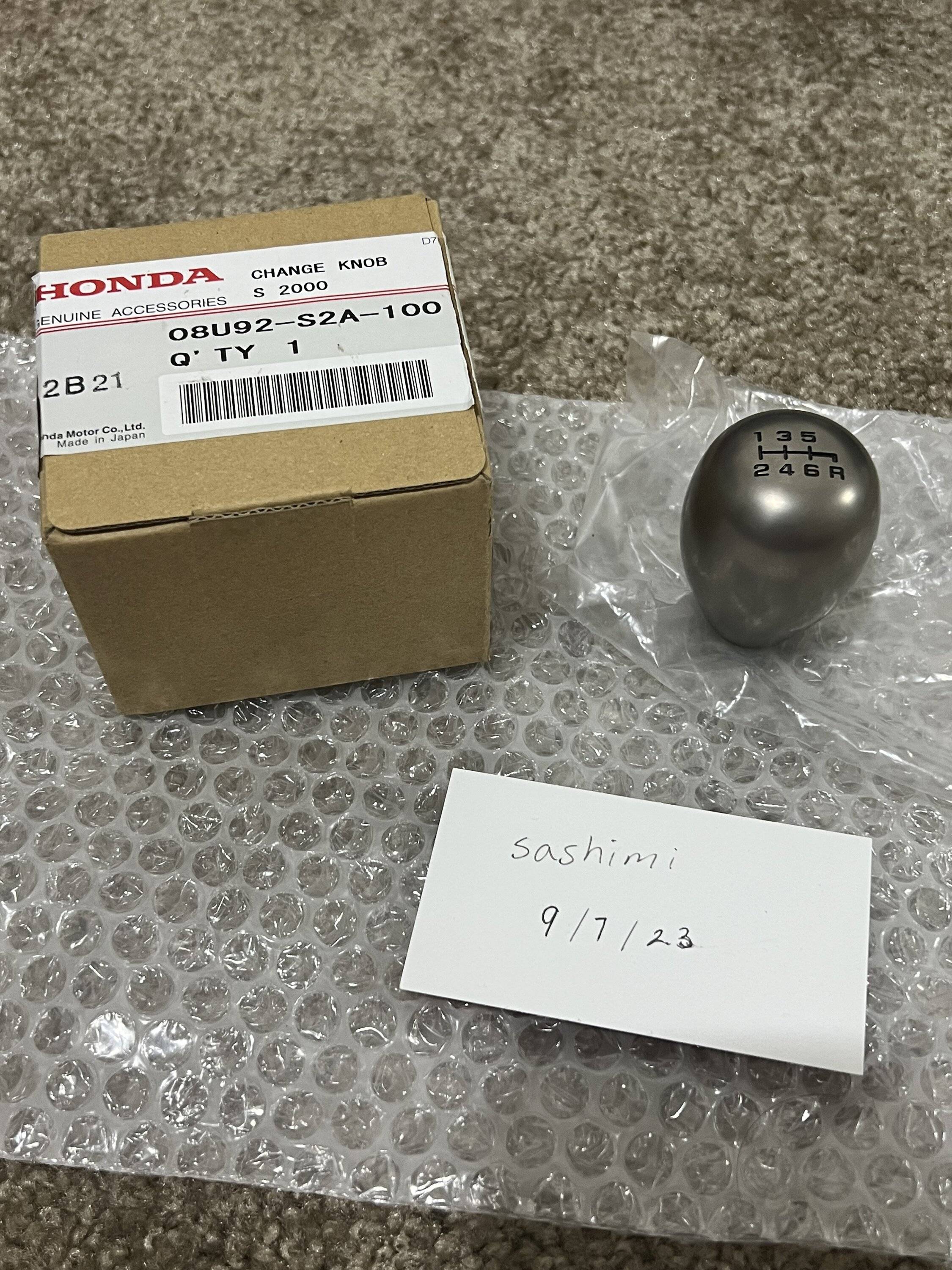 Acura Integra SOLD For sale: Like New OEM Titanium Accessory shift knob IMG_6899