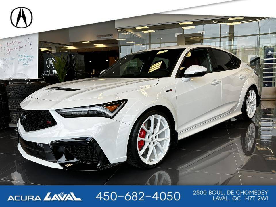 Acura Integra Stock wheels in white Acura-Integra-2024