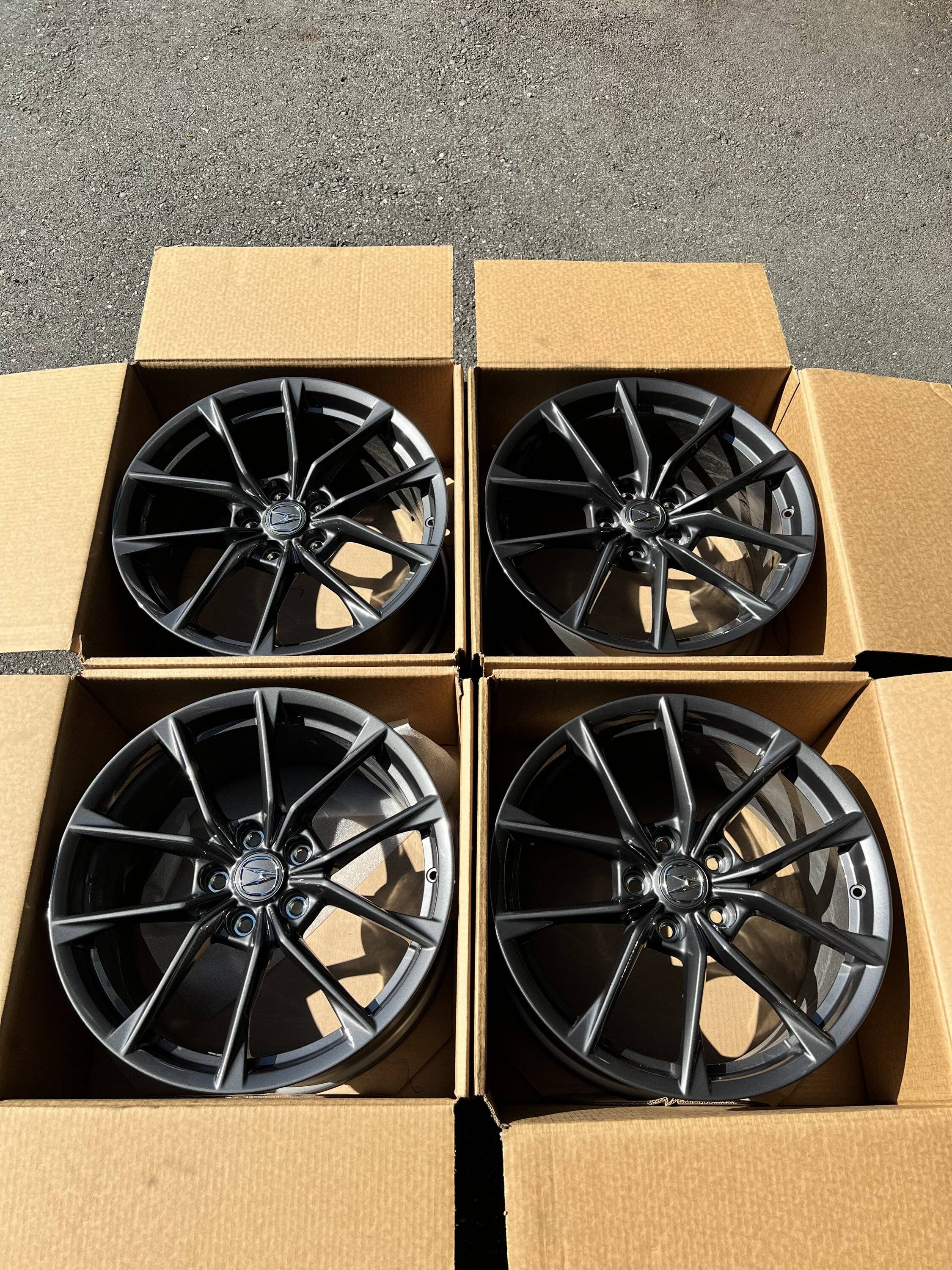 Acura Integra For Sale: OEM Graphite wheels in New condition IMG_7051