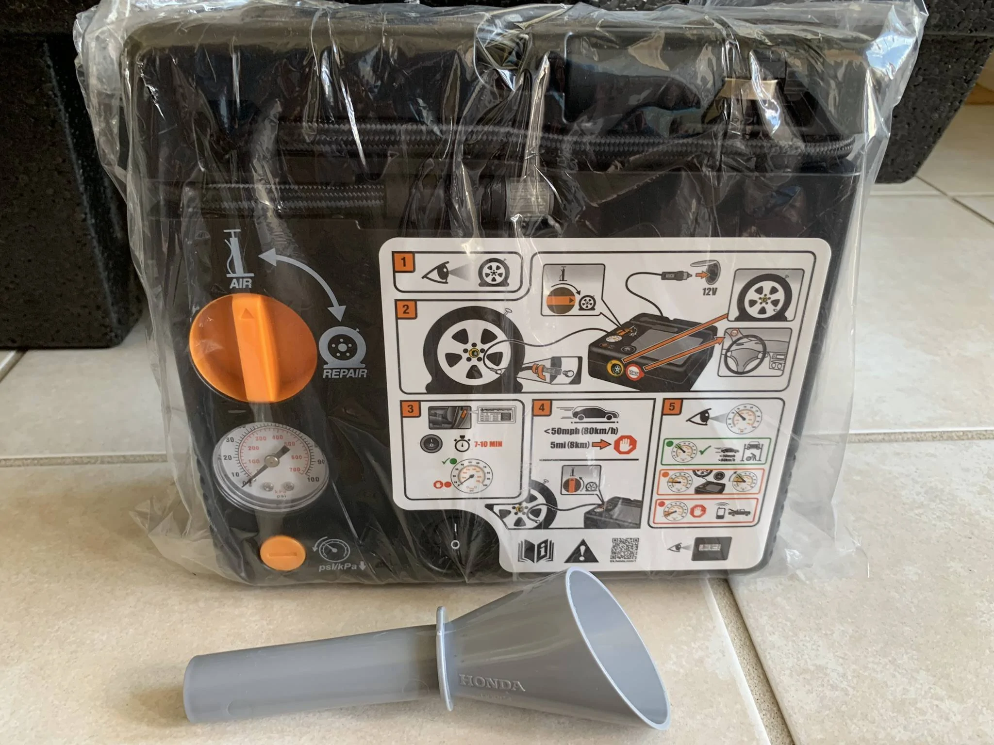 Acura Integra 2024 Integra Tire Inflator Kit and Trunk Tray for Sale - $100 5D3F6F09-C9D6-41AC-BC36-B59F9ADCCE28