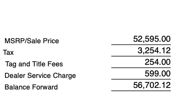 Acura Integra List of Honest Acura Dealerships For Type S (MSRP vs Markup List -- Integra Type S) Screenshot 2023-10-03 at 10.57.15 AM
