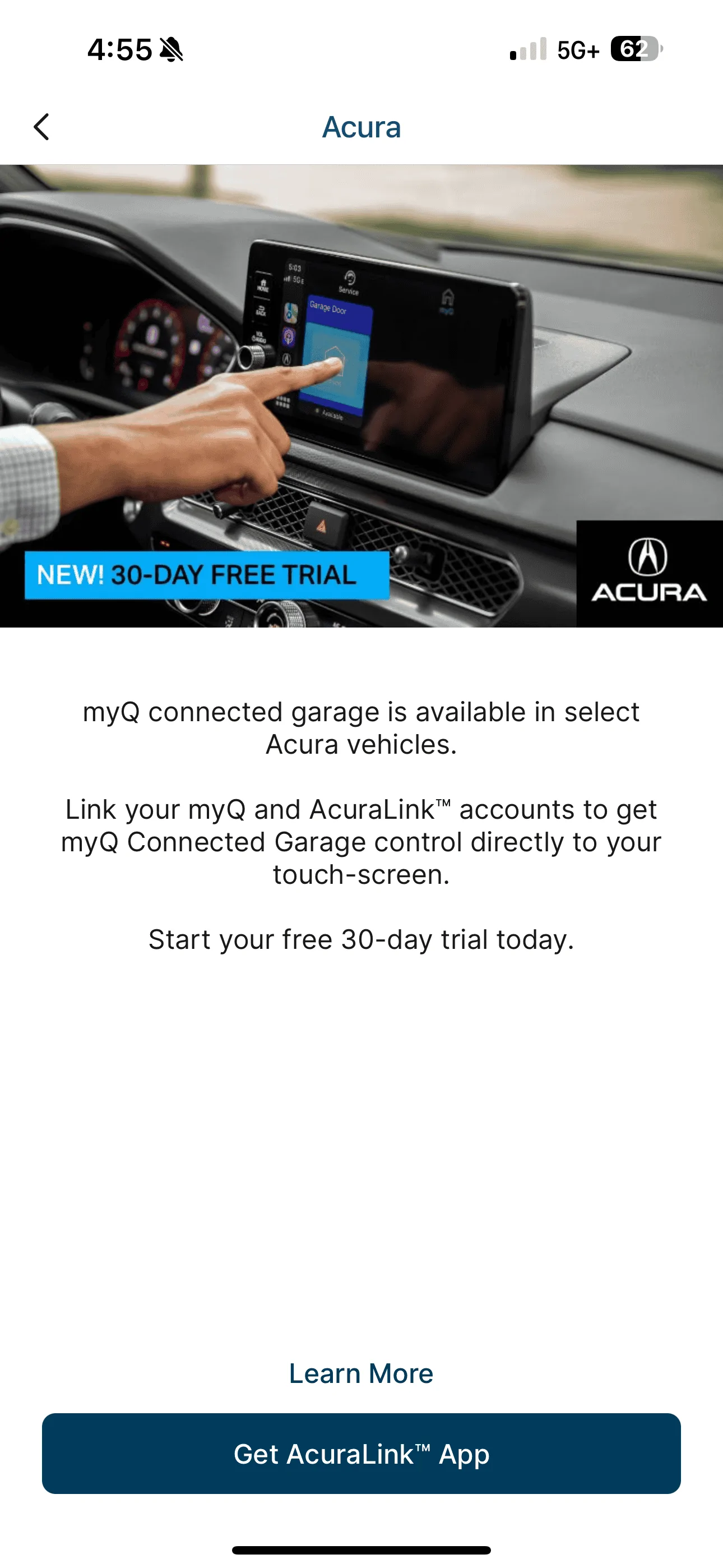 Acura Integra AcuraLink and MyQ IMG_0014