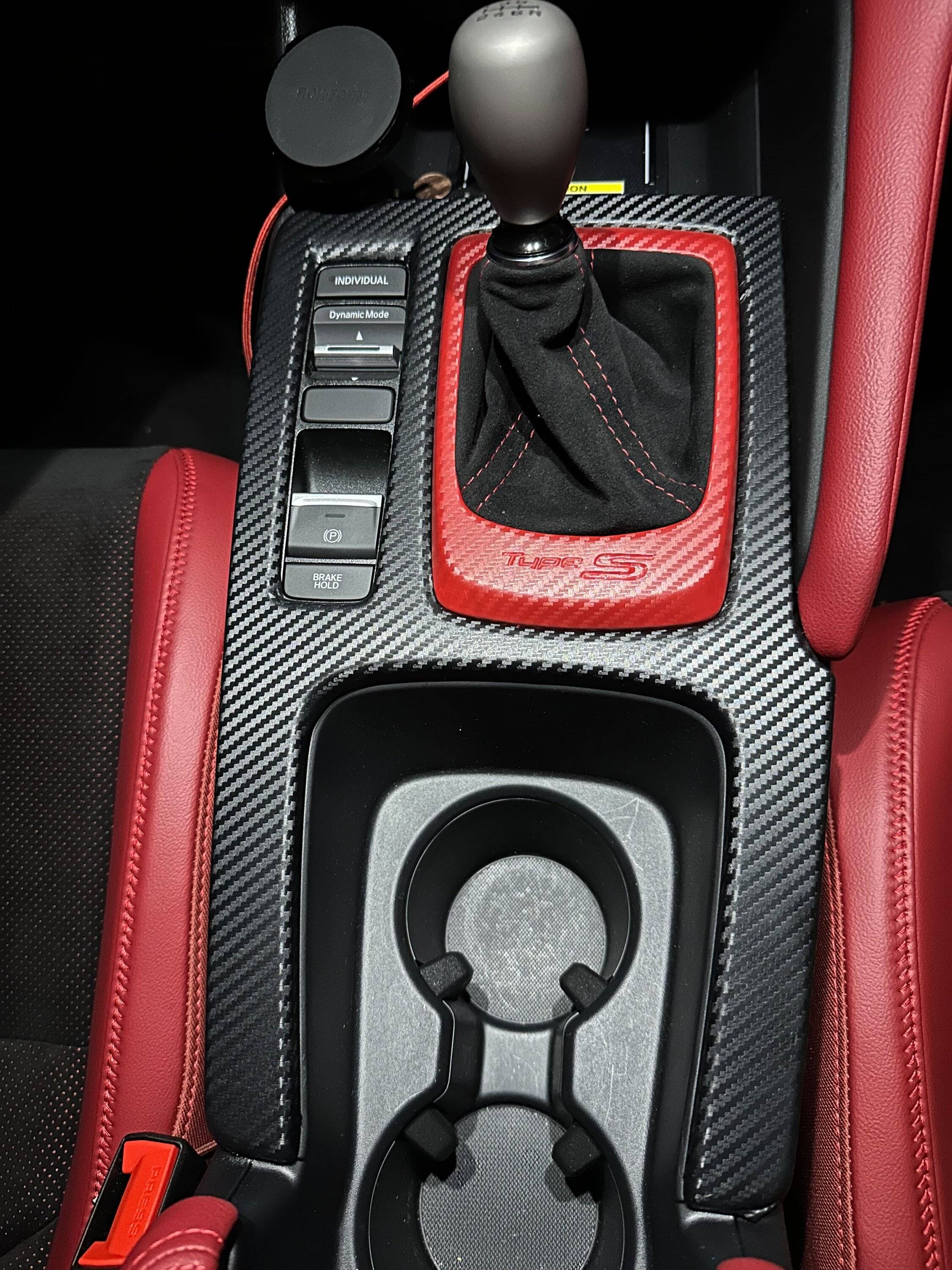 Acura Integra Decided to wrap the center console also IMG_2594