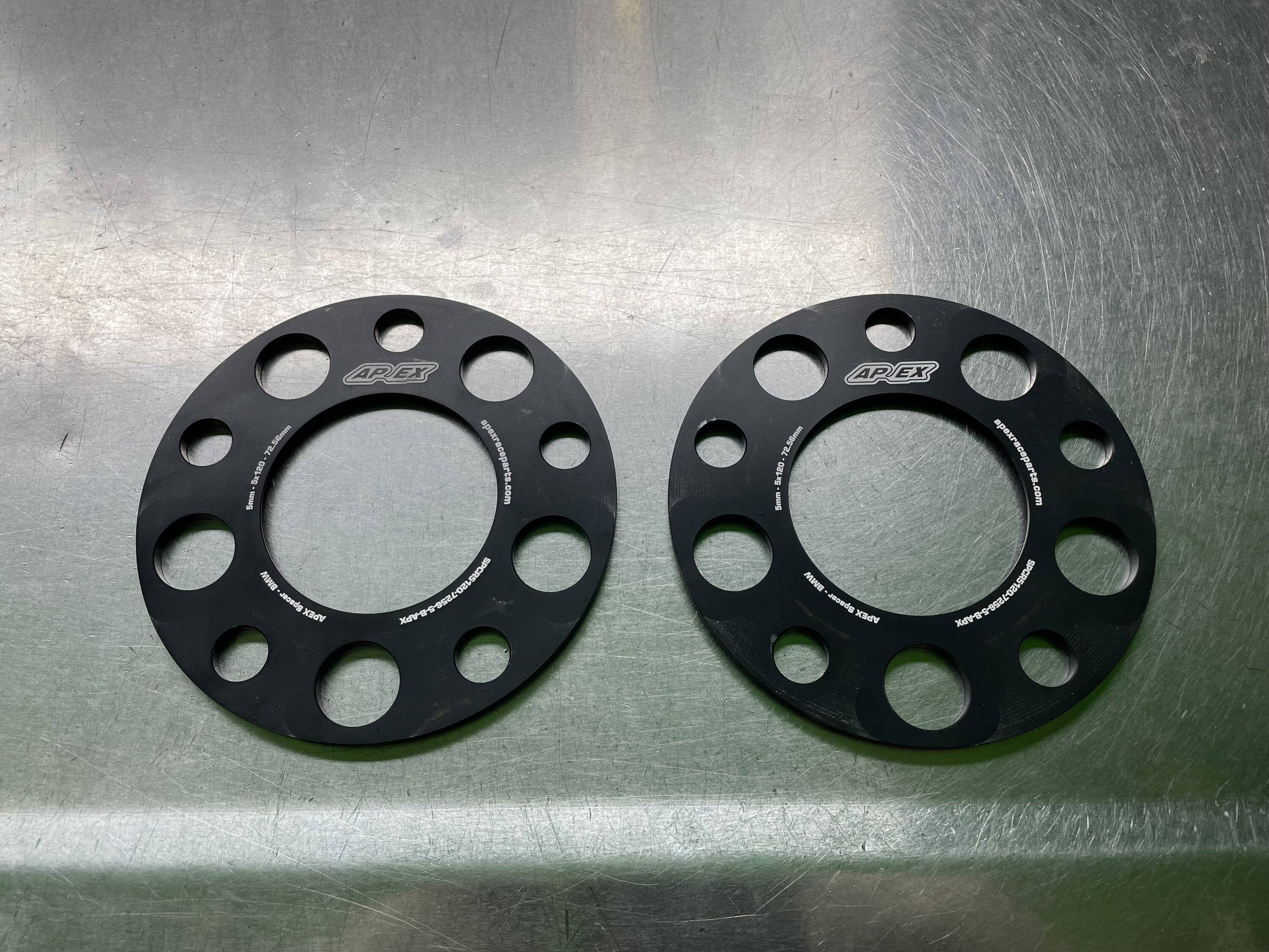 Acura Integra APEX 5mm 5x120 floating spacer IMG_4318
