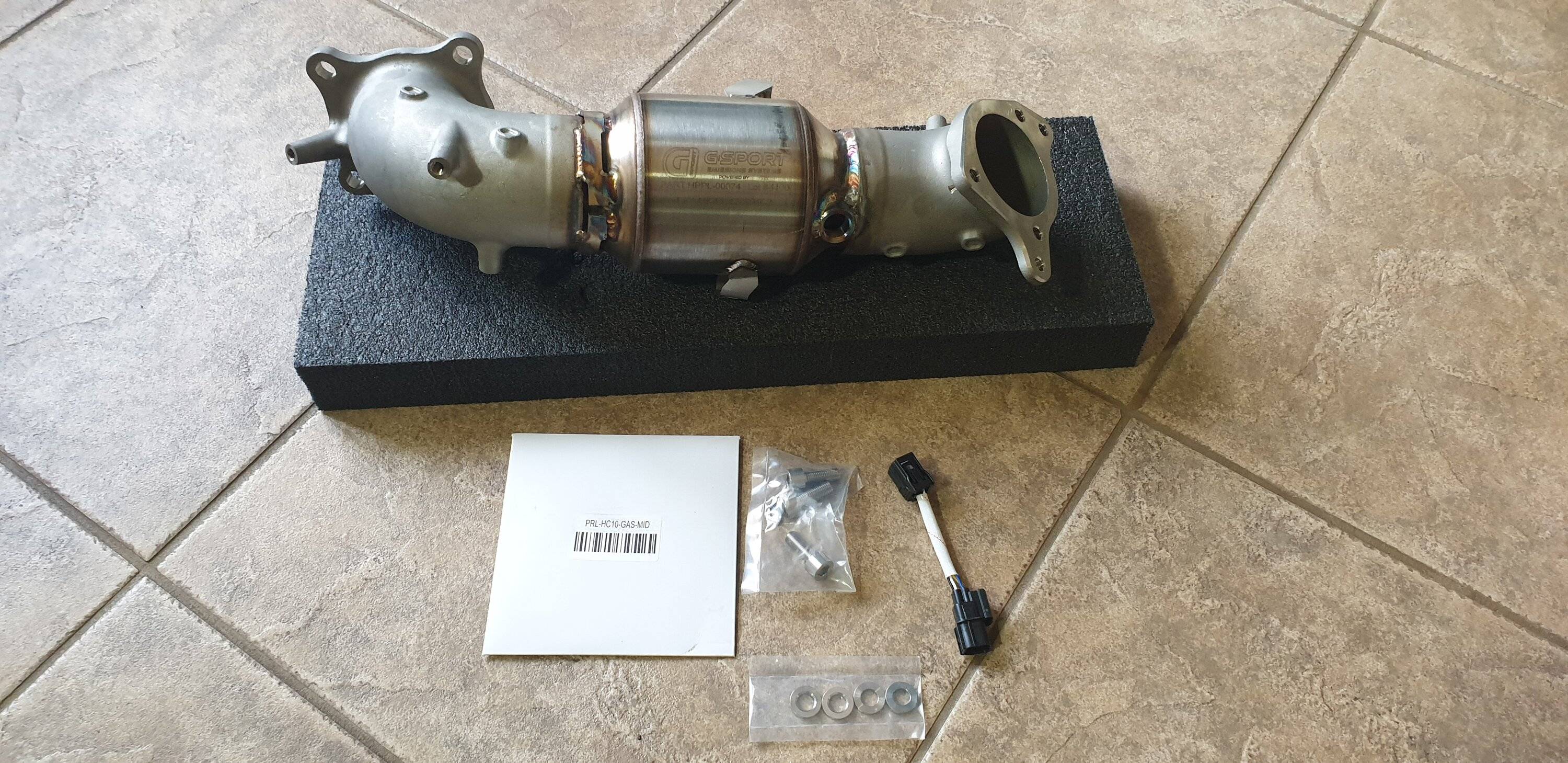 Acura Integra Two Step Performance (TSP) Catted Downpipe f/ 23+ Acura Integra 20231025_130137