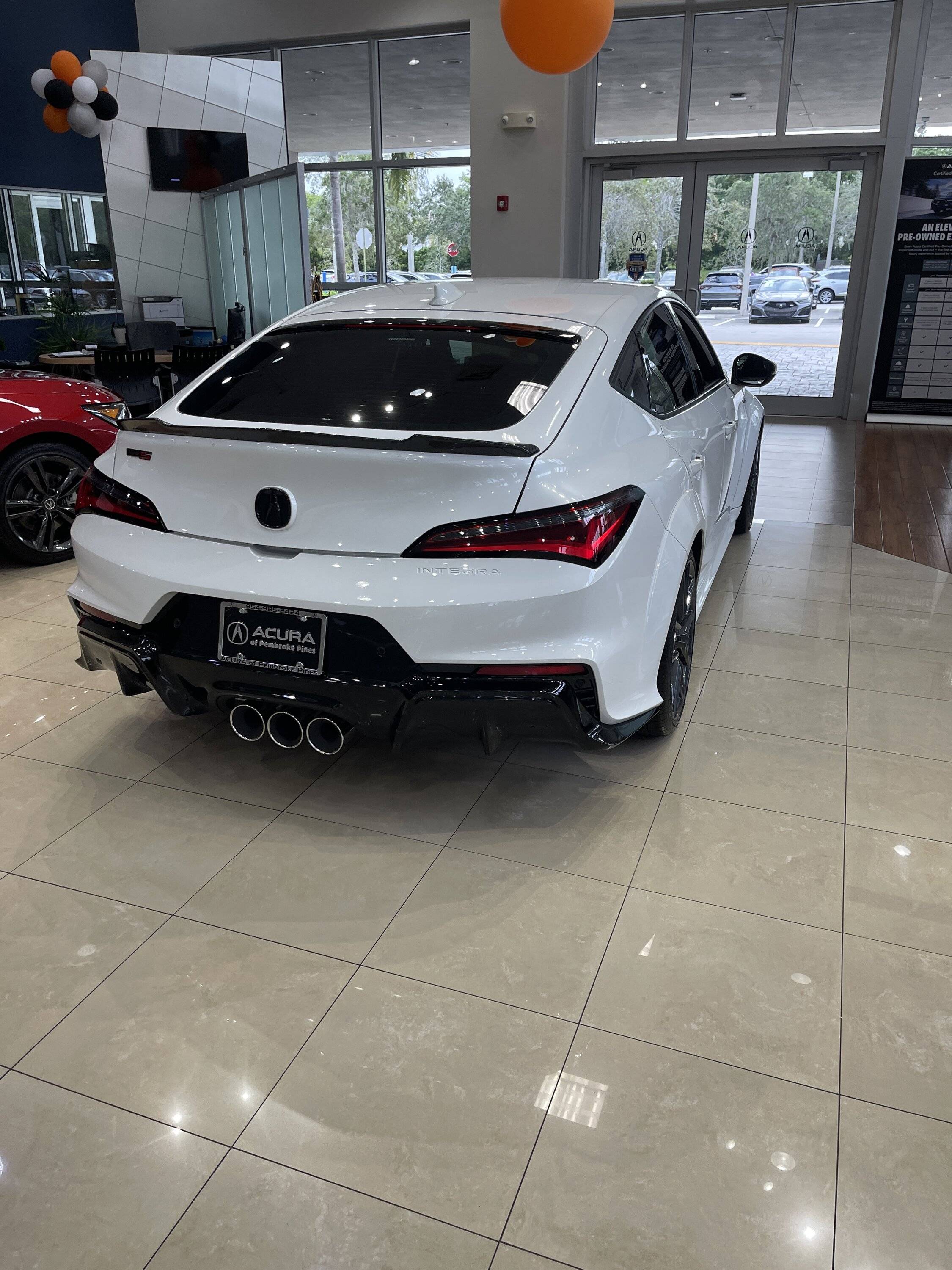 Acura Integra Going to battle with dealer installed PPF IMG_0708