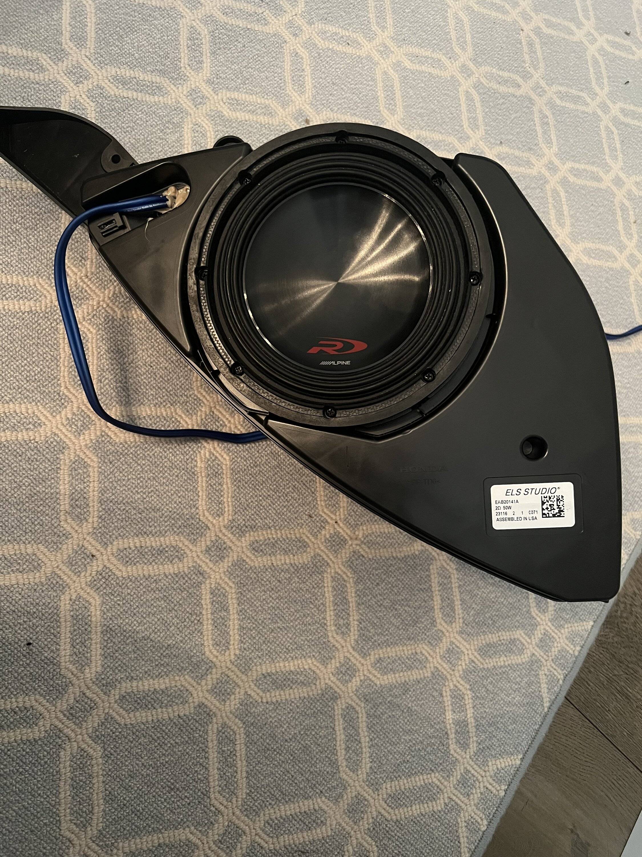 Acura Integra 2024 Acura Integra type S sub replacement IMG_2589