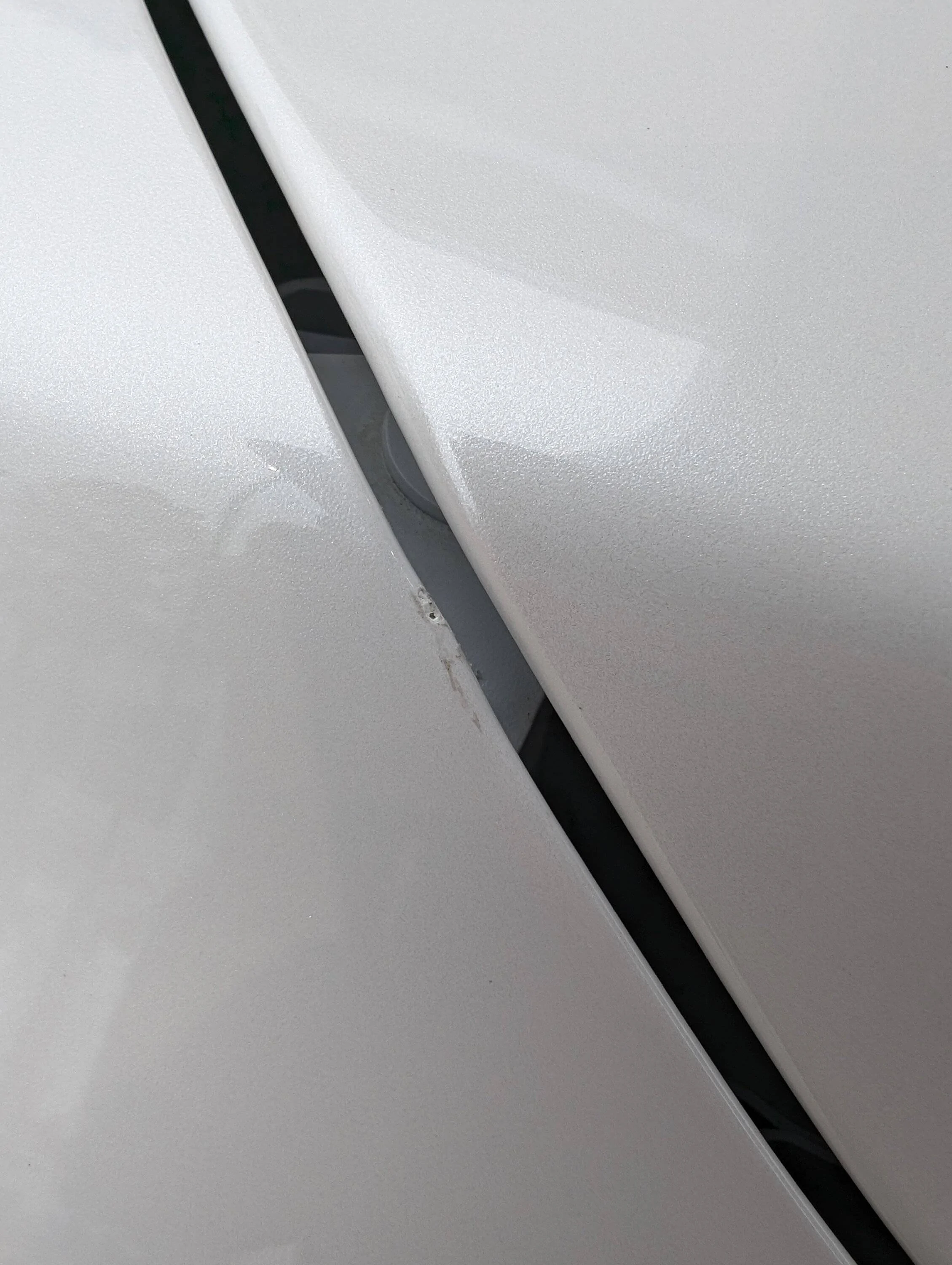 Acura Integra Hood fitment issues, panel gaps, wheel defect, paint chip, clear coat issue PXL_20231109_221051130