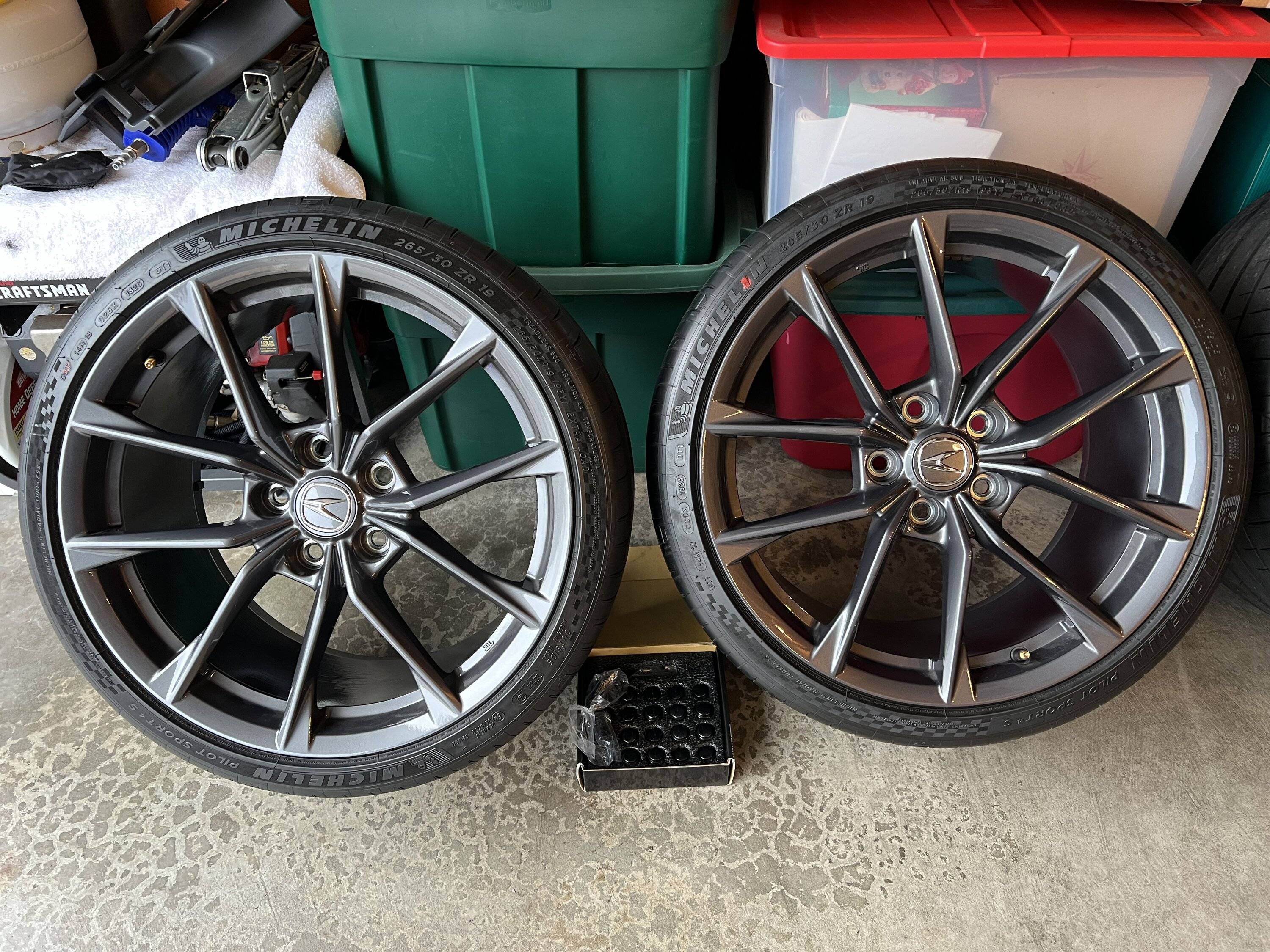 Acura Integra FS Seattle area-2024 Type S wheels MPS4S Tires  black lugs IMG_3376