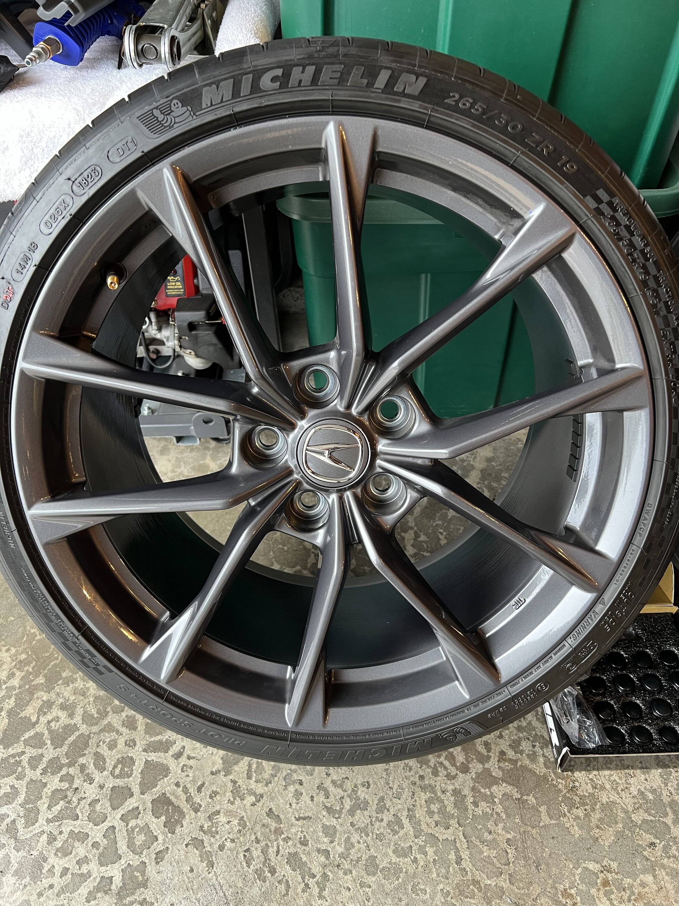 Acura Integra FS Seattle area-2024 Type S wheels MPS4S Tires  black lugs IMG_3373