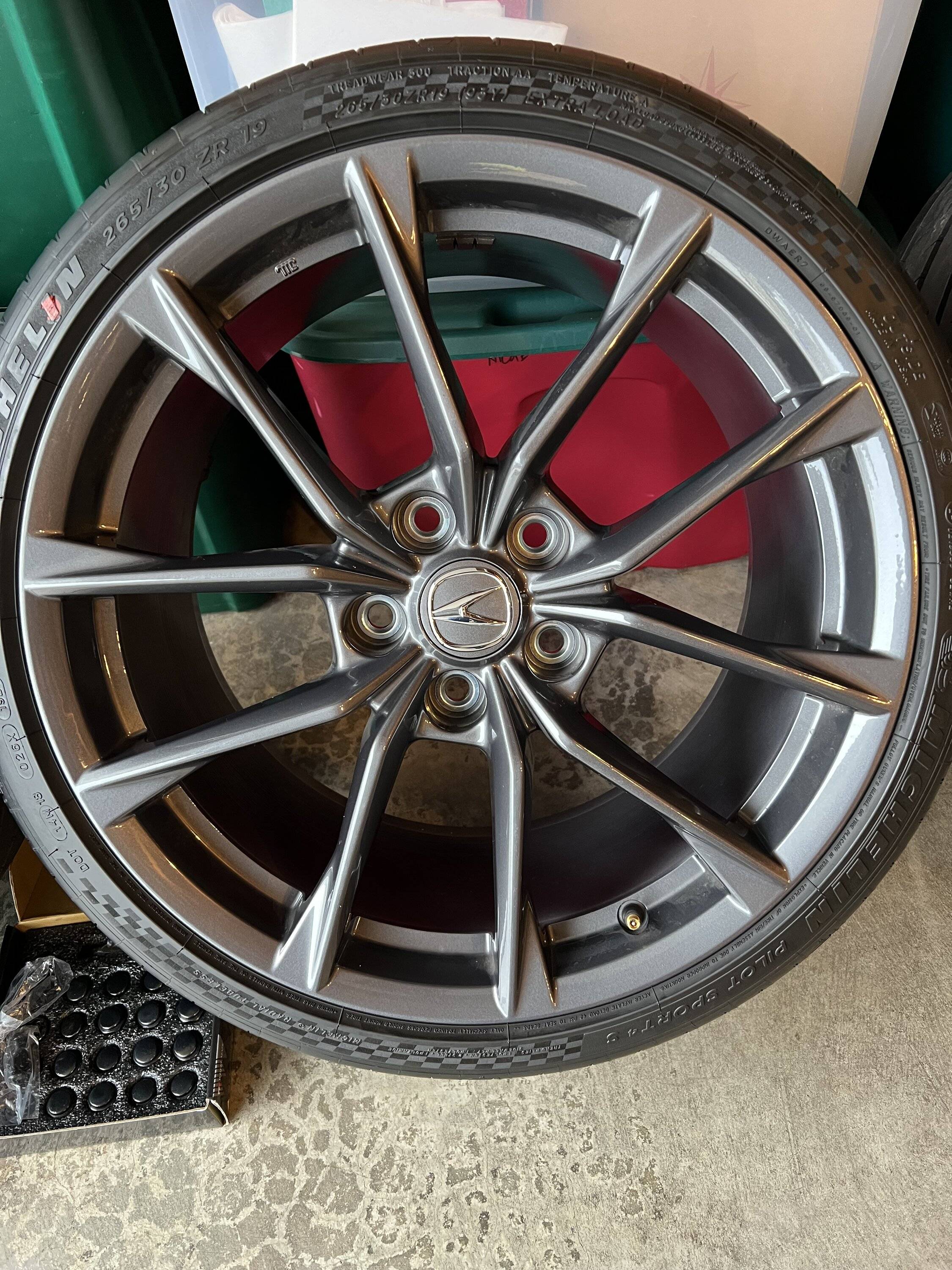 Acura Integra FS Seattle area-2024 Type S wheels MPS4S Tires  black lugs IMG_3372