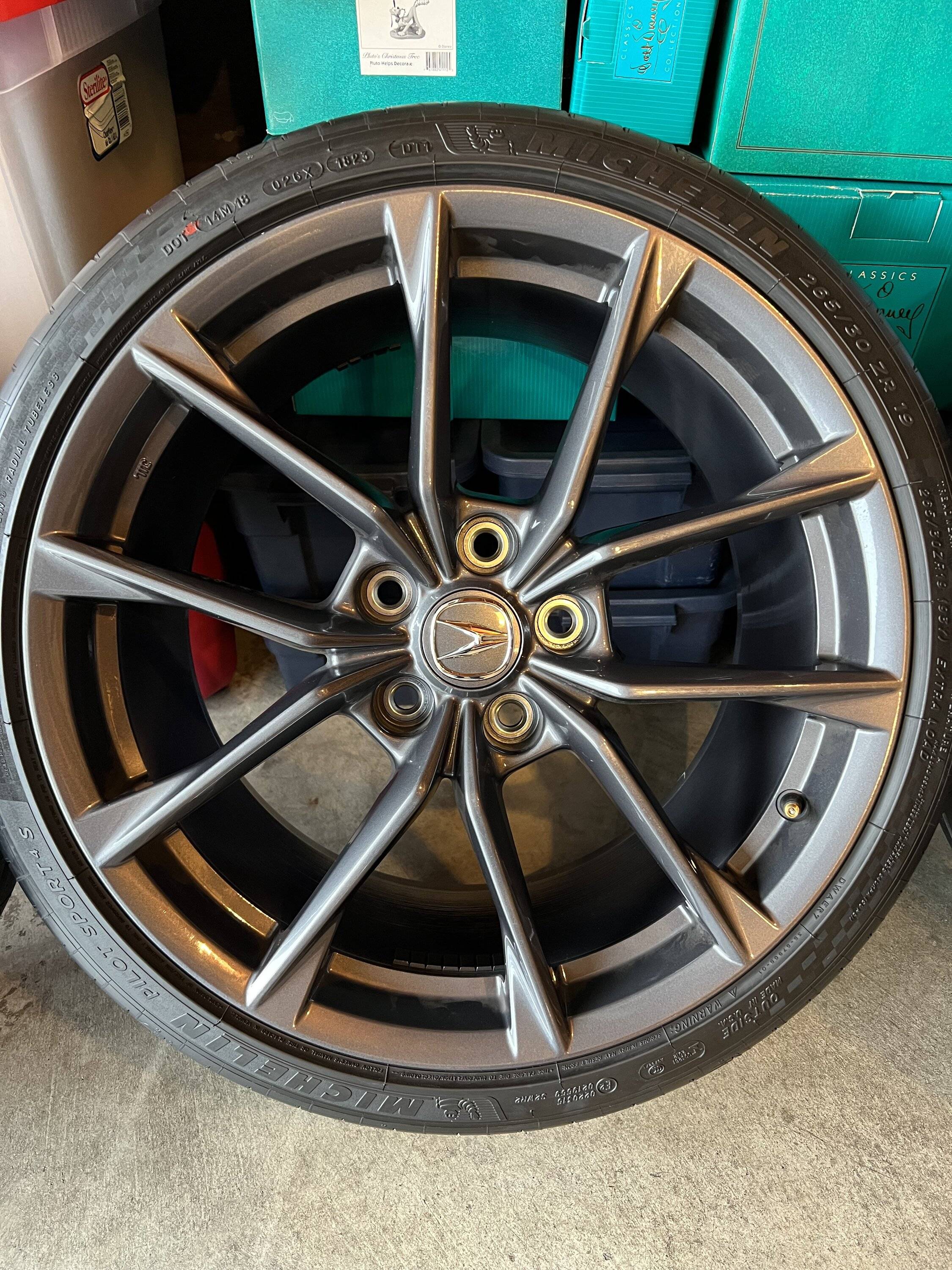 Acura Integra FS Seattle area-2024 Type S wheels MPS4S Tires  black lugs IMG_3371