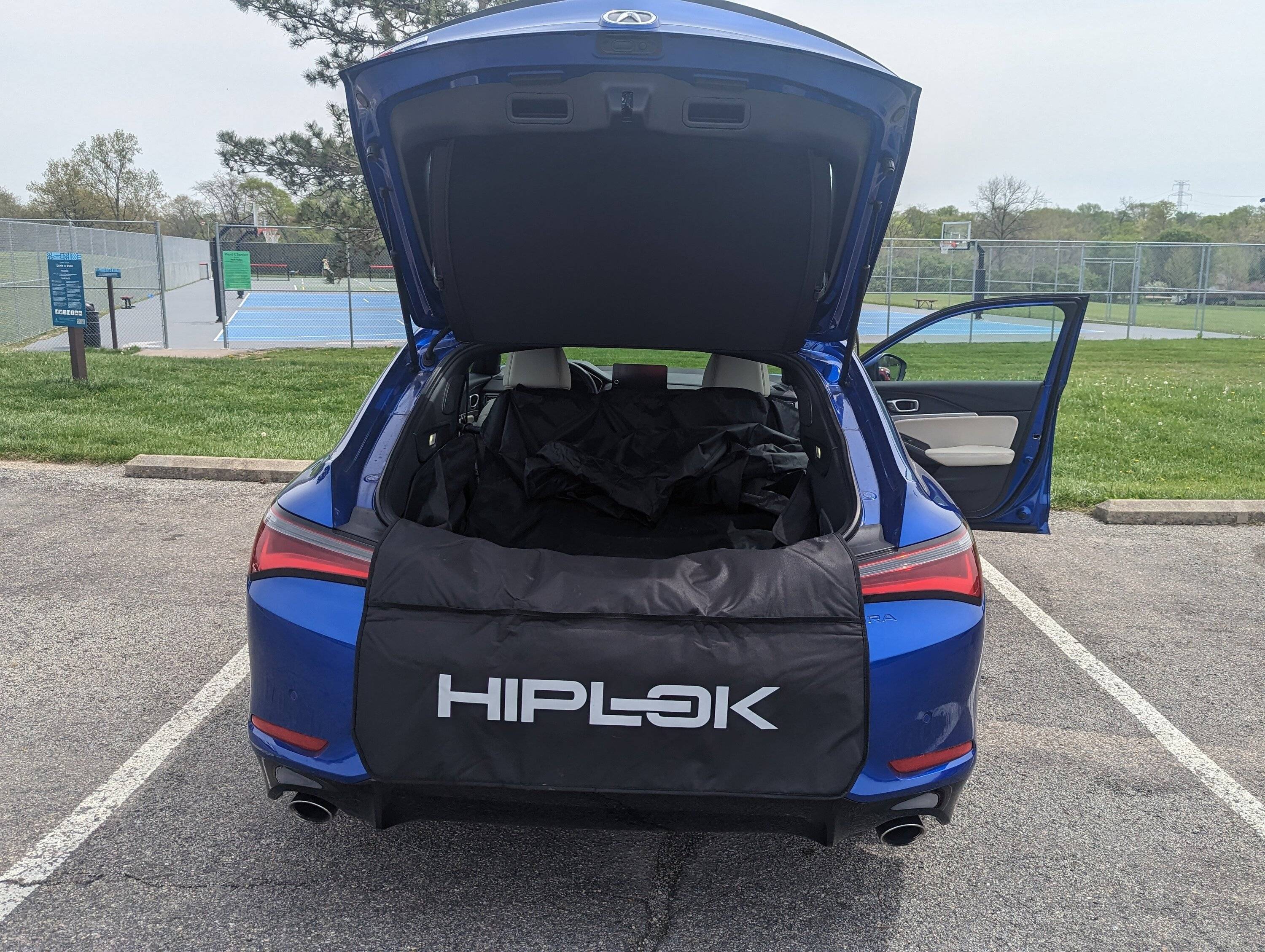 Acura Integra Mountain bike fits in cargo hatch / trunk PXL_20230420_170330381