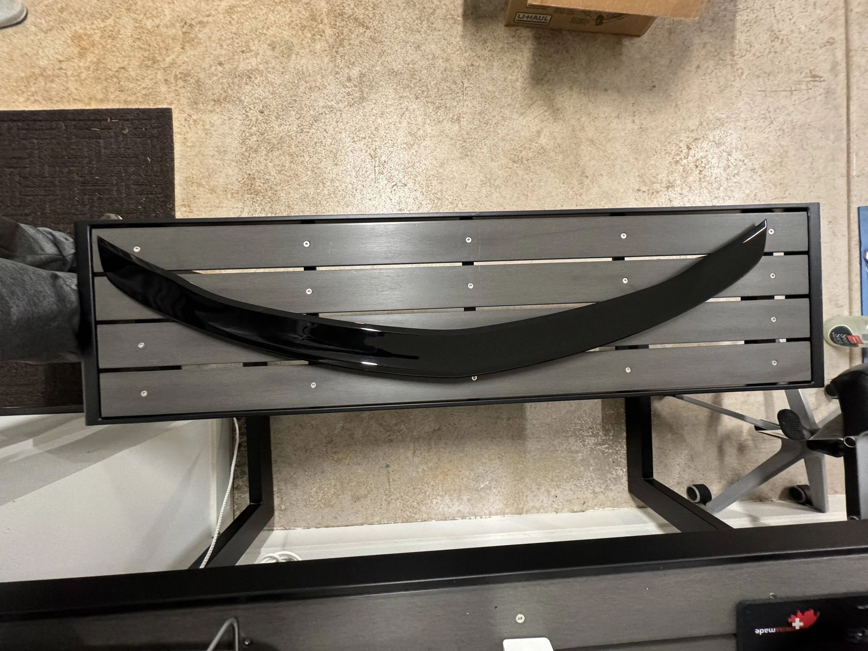 Acura Integra ITS steering wheel, shift knob & rear spoiler for sale IMG_7188