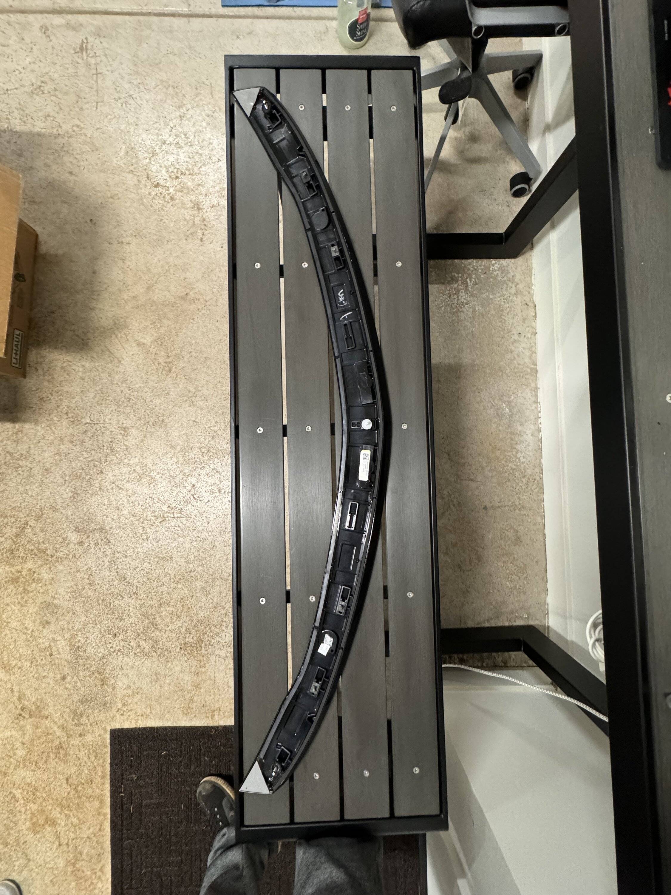 Acura Integra ITS steering wheel, shift knob & rear spoiler for sale IMG_7187