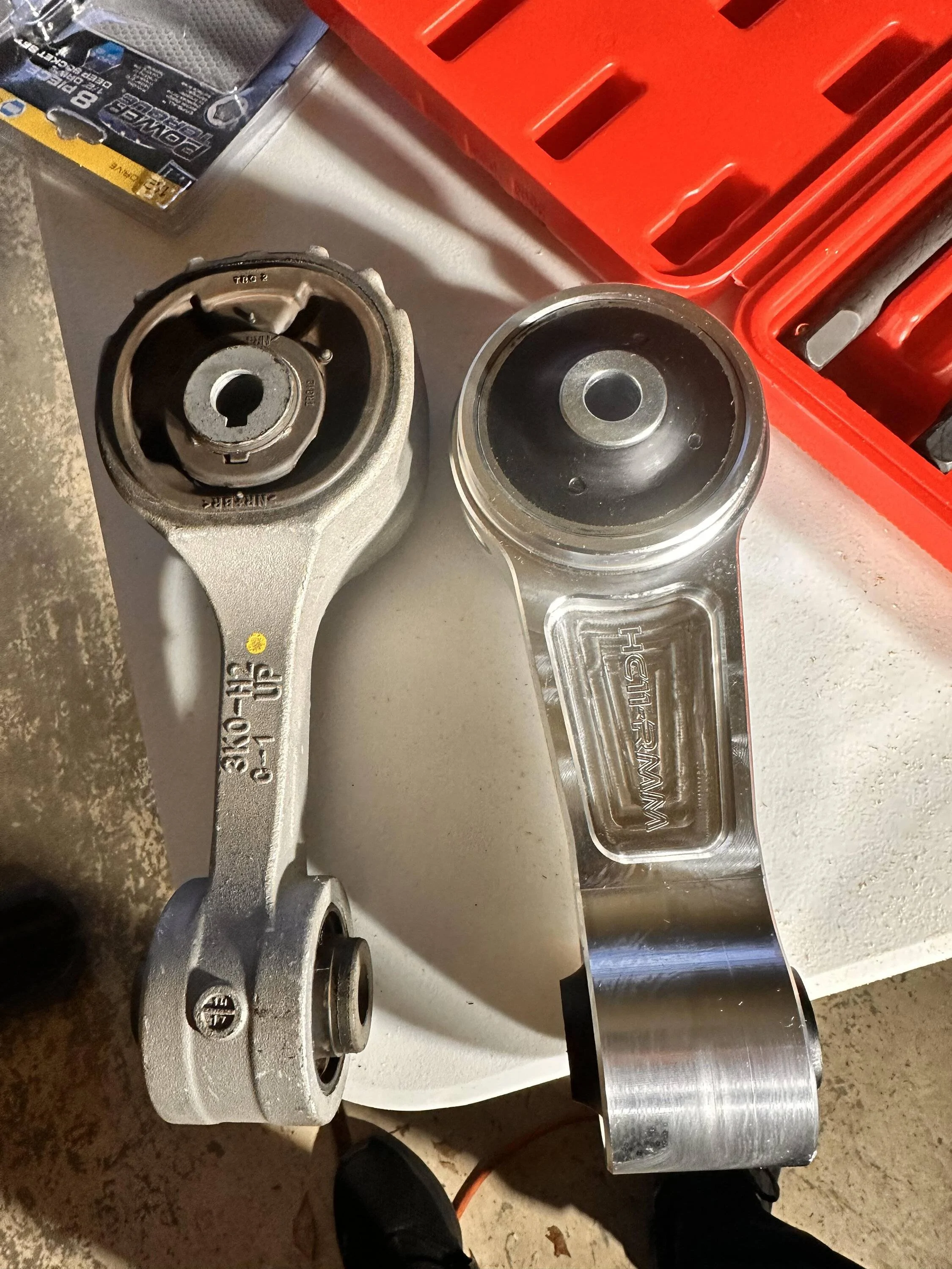 Acura Integra PRL Rear Motor Mount Testing vs OEM PRL2