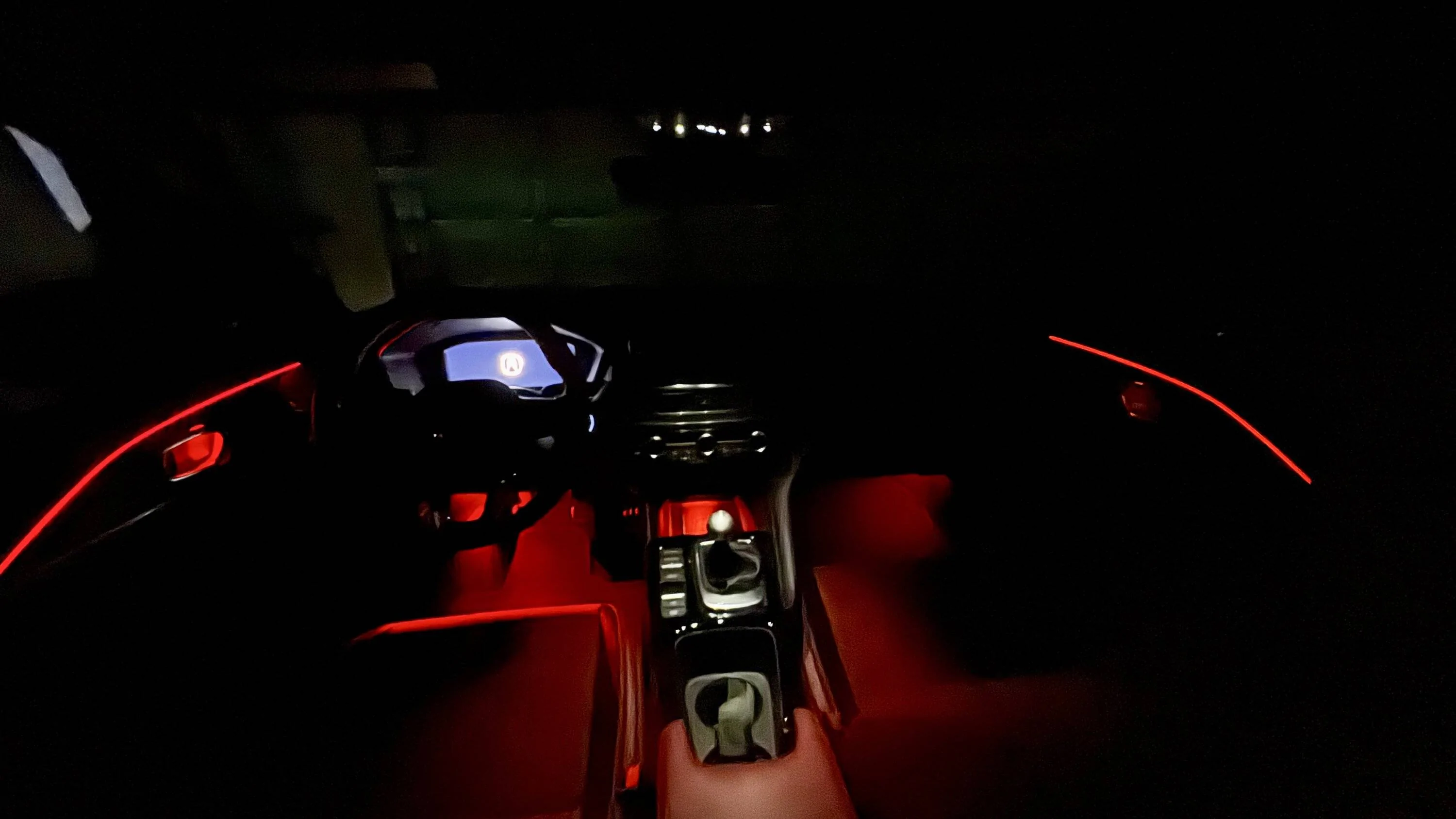 Acura Integra Budget DIY ambient light conversion to RED IMG_1486