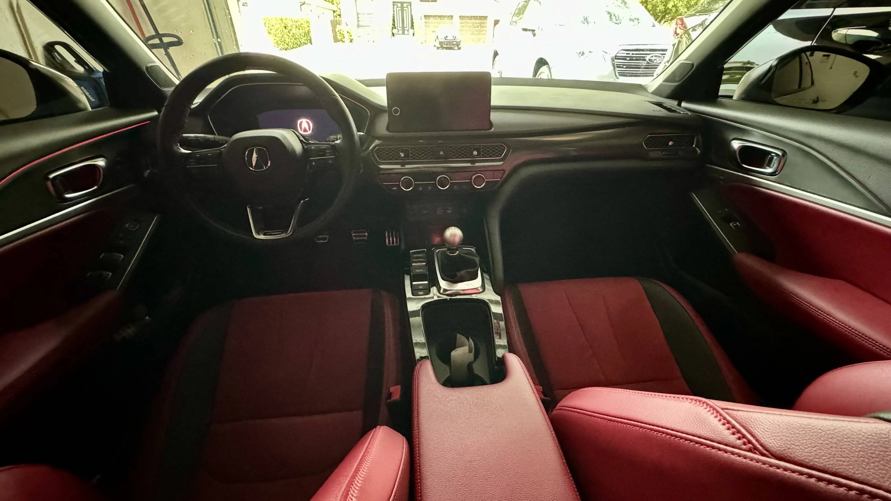 Acura Integra Budget DIY ambient light conversion to RED IMG_1487