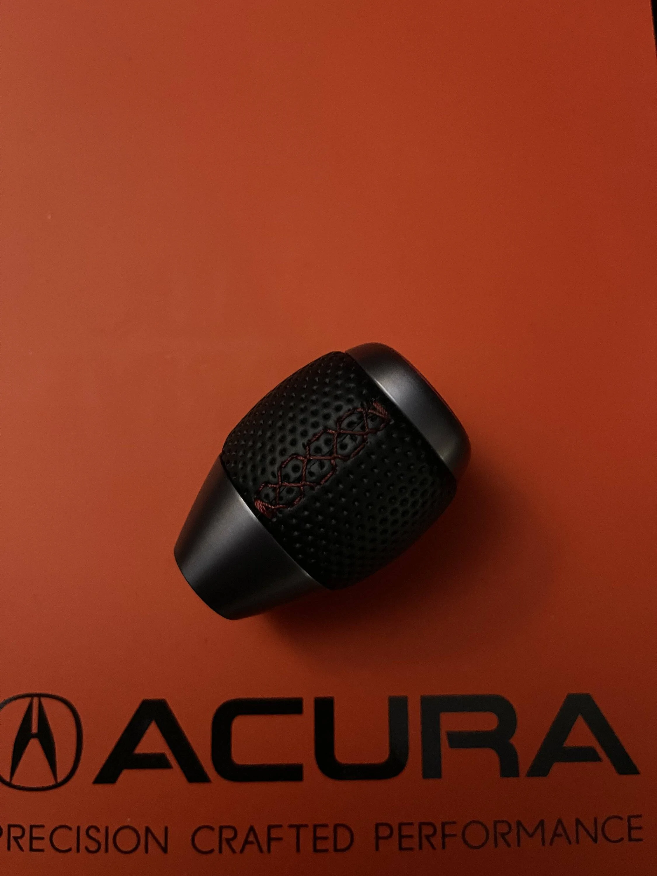 Acura Integra SOLD- OEM Integra Type S Shift Knob Red Stitching IMG_1731