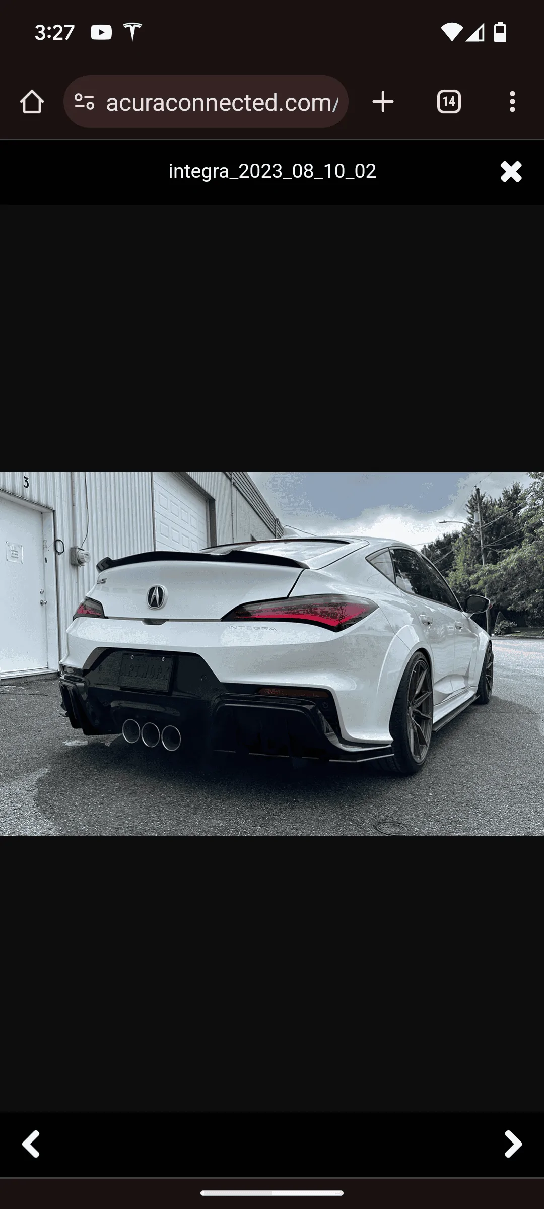 Acura Integra 2024 Integra Type S Carbon Fiber Airdam / Front Lip - APR Performance Screenshot_20240113-152744