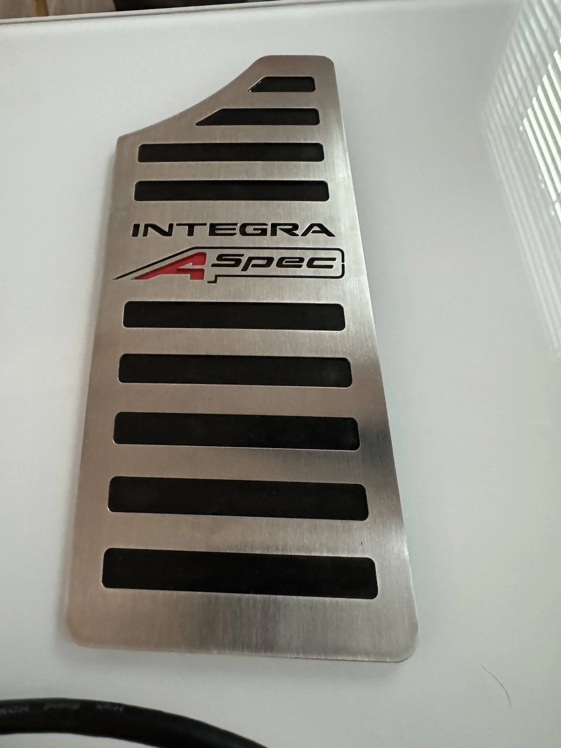 Acura Integra Aluminum Dead Pedal Cover - Type-S, A-Spec, Integra IMG_0943