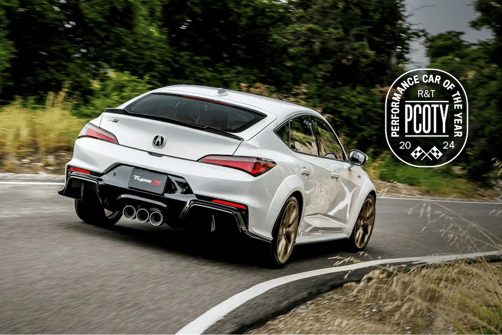 Acura Integra Integra Type S Wins 2024 Road & Track Performance Car of the Year Award - Completes Automotive "Triple Crown" Integra Type S - Road and Track Performance Car of the Year