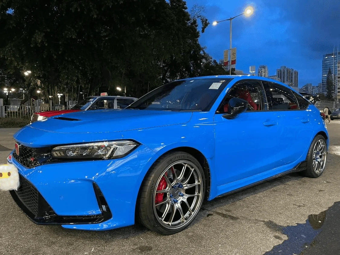 Acura Integra Old R&T article about Type R front suspension set up and effects of aftermarket wheel and tires 1705951756327