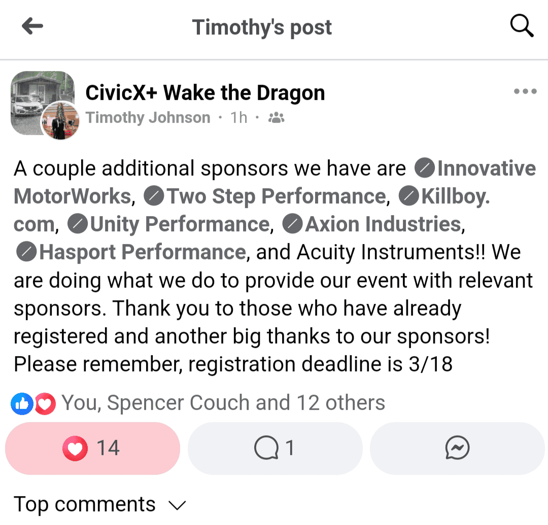 Acura Integra Wake the Dragon 2024 Screenshot_20240206-145039