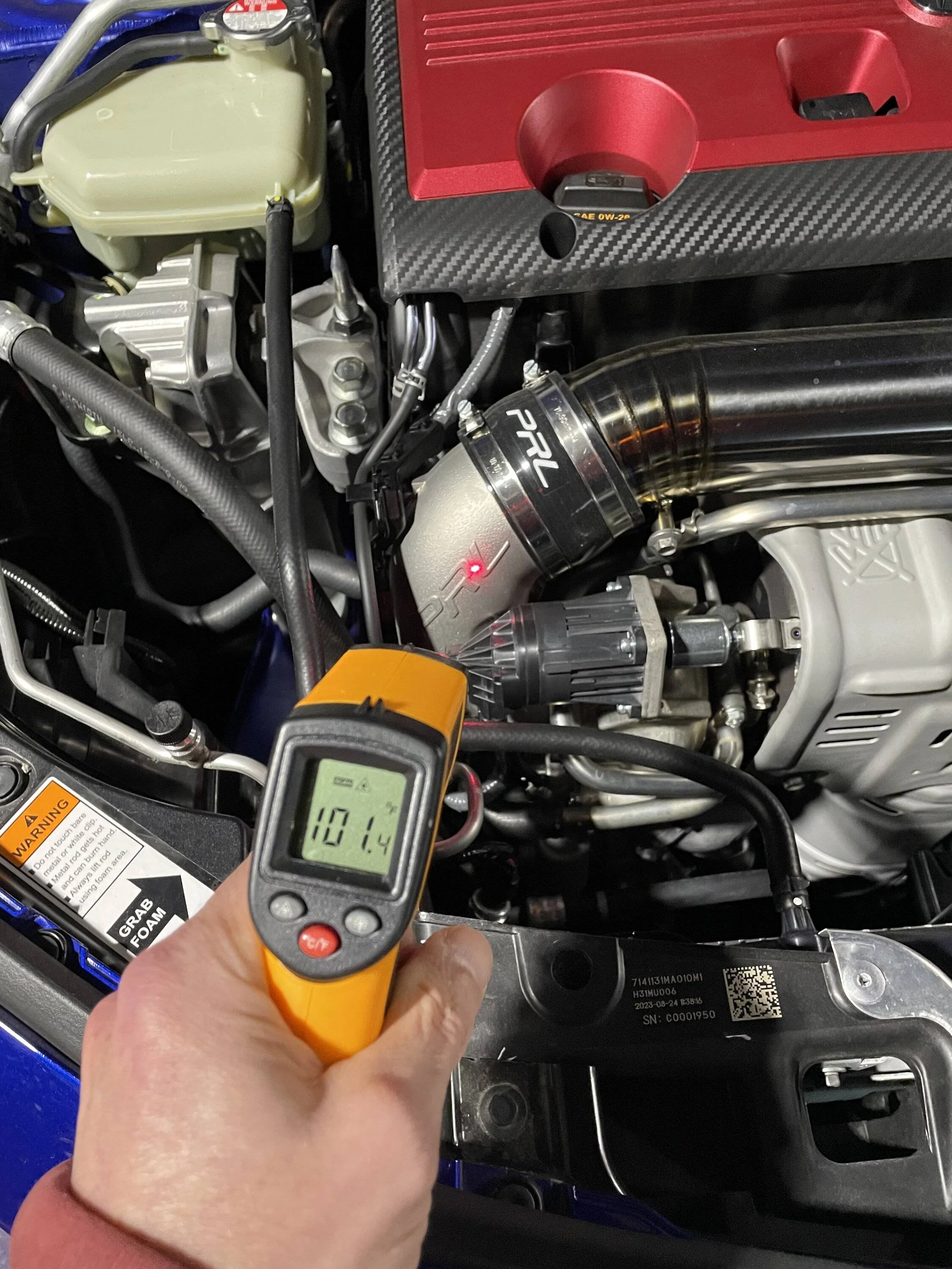 Acura Integra NO TUNE POWER ADDER?? HPS Charge pipes installed... IMG_2026