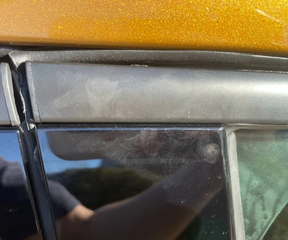 Acura Integra Front right door weather stripping IMG_7018