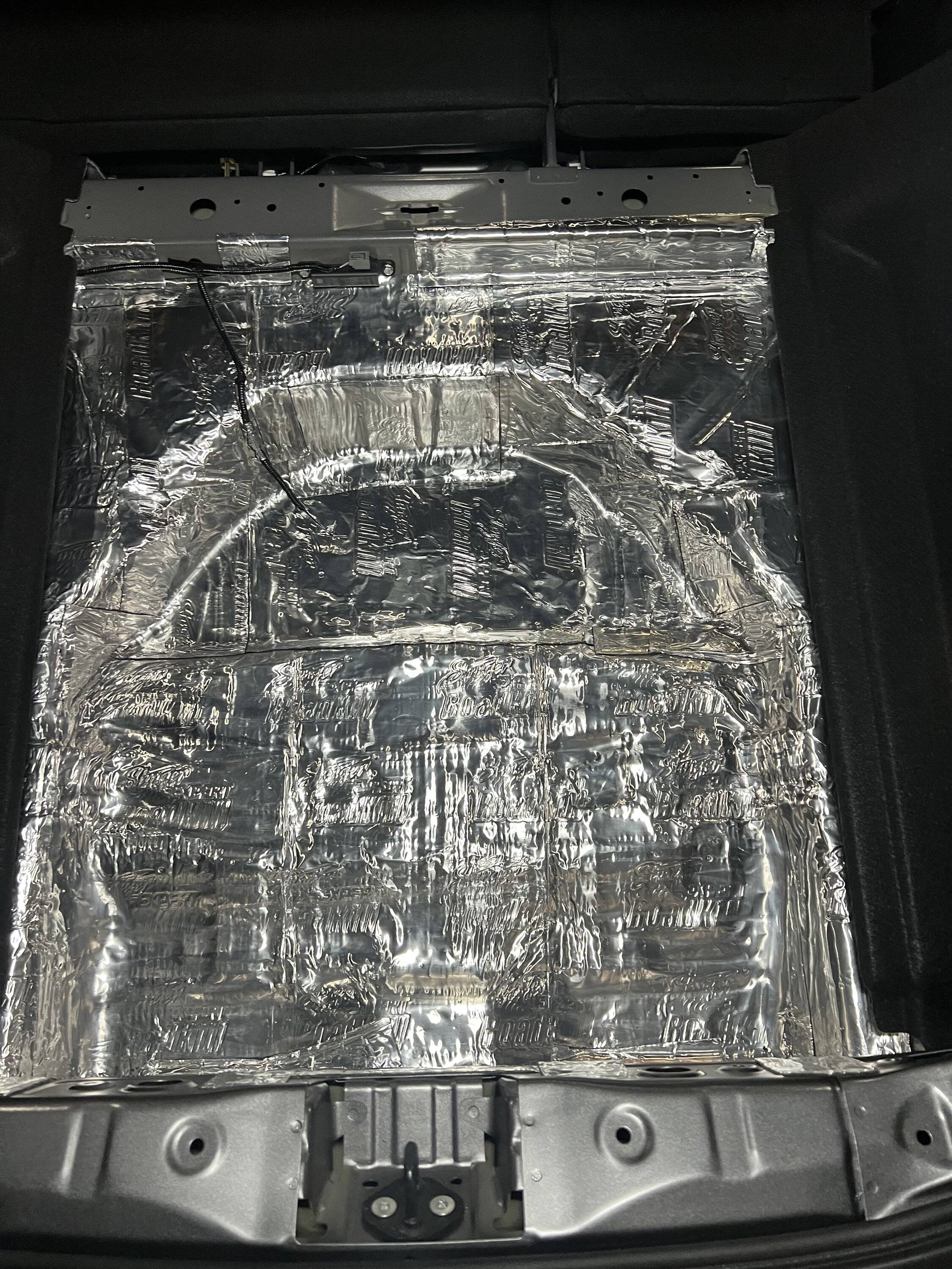 Acura Integra Sound-deadened the ITS a bit Trunk_