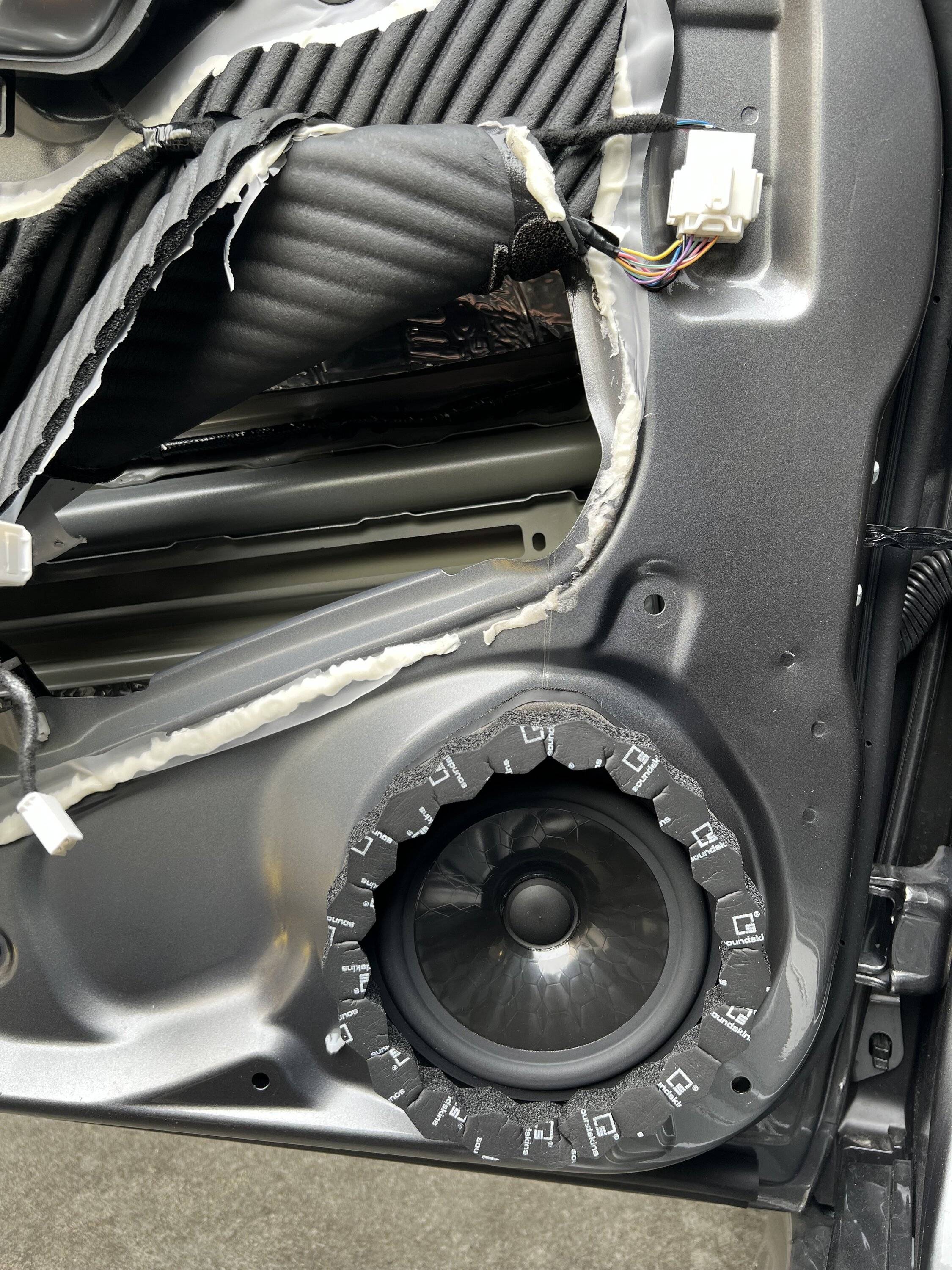 Acura Integra Sound-deadened the ITS a bit Speaker Ring_