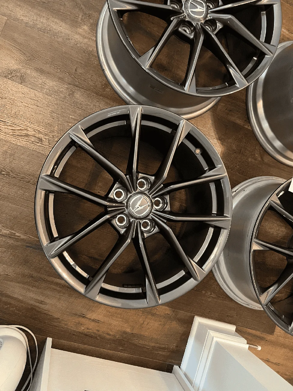 Acura Integra Sold!!  None left.- OEM Graphite Type S wheels- $1,200 plus shipping, willing to sell by the each!! IMG_2995