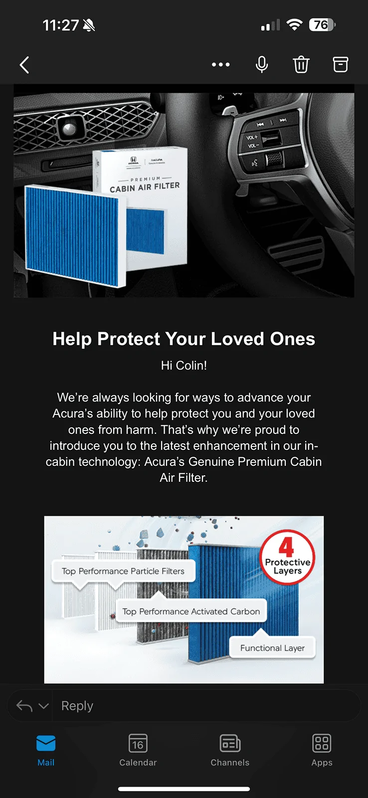 Acura Integra Edit: Premium Cabin Filter - Does Fit IMG_3687