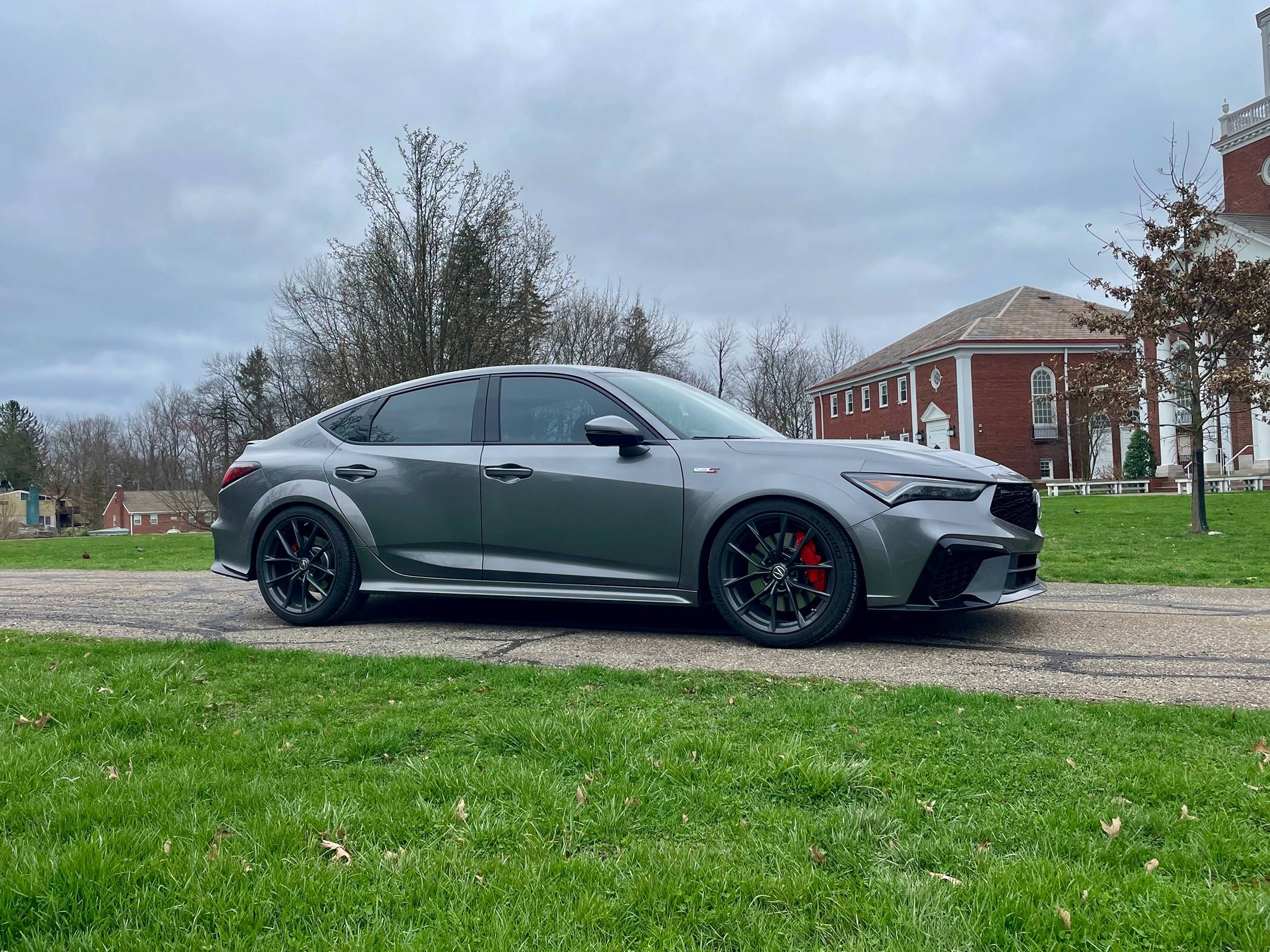 Acura Integra H&R lowering springs with Bonoss Spacers on Type S IMG_6364