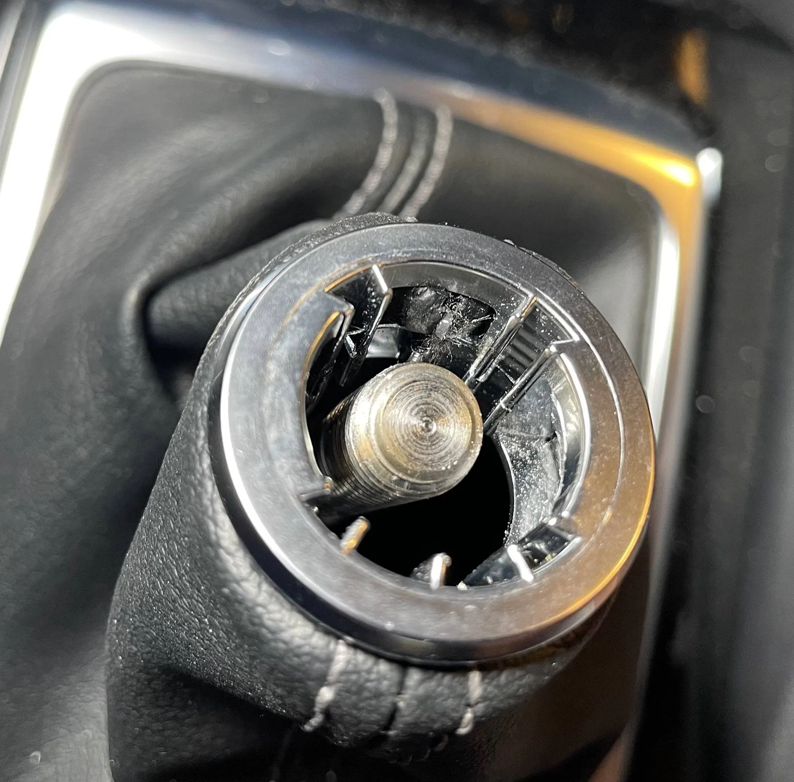 Acura Integra Shift knob removal IMG_4812